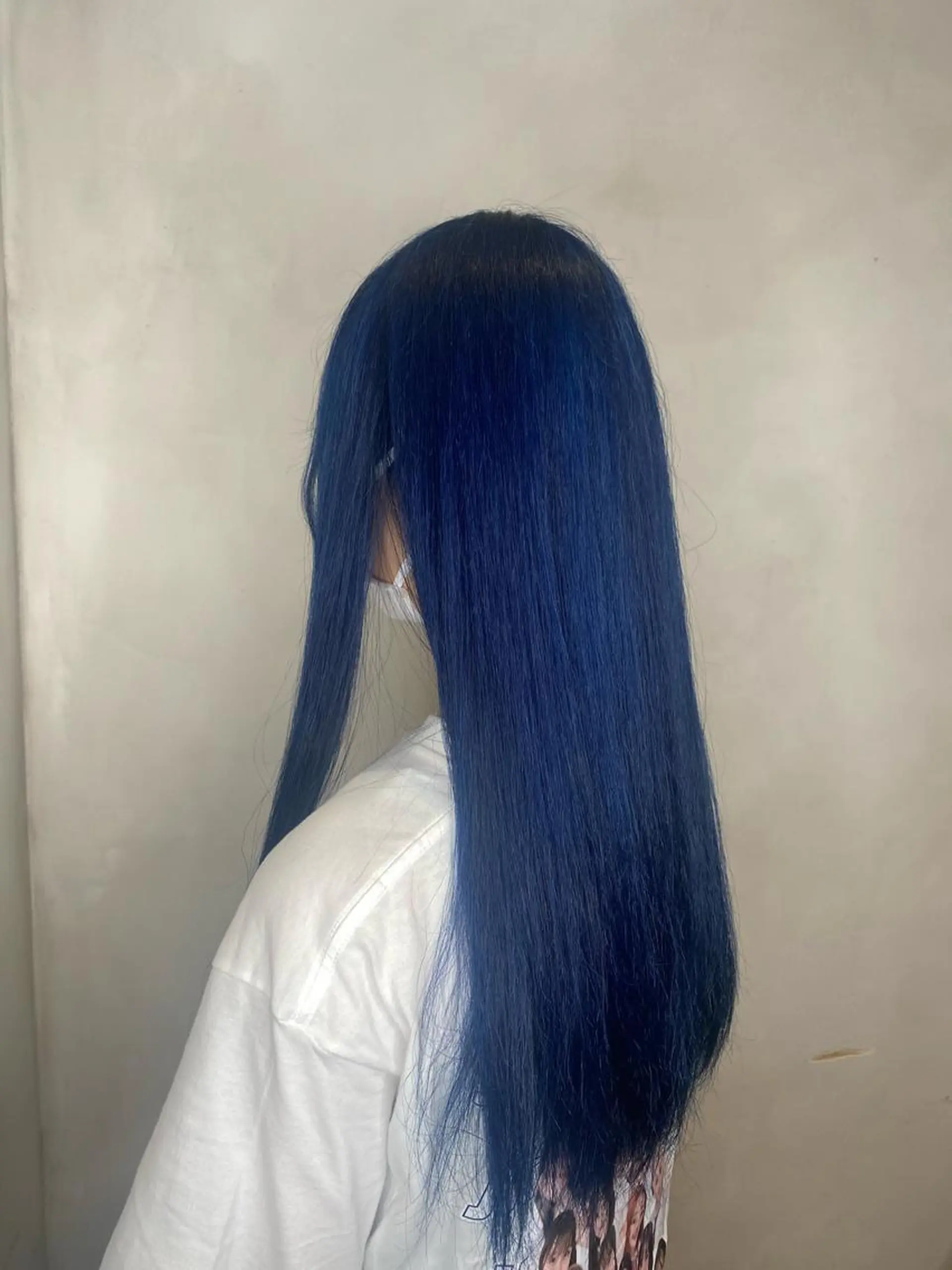 ロング カラー ブルーカラー ヘアカラー トリートメント 🦋店長🦋 ほんさわ みずきのヘアスタイル