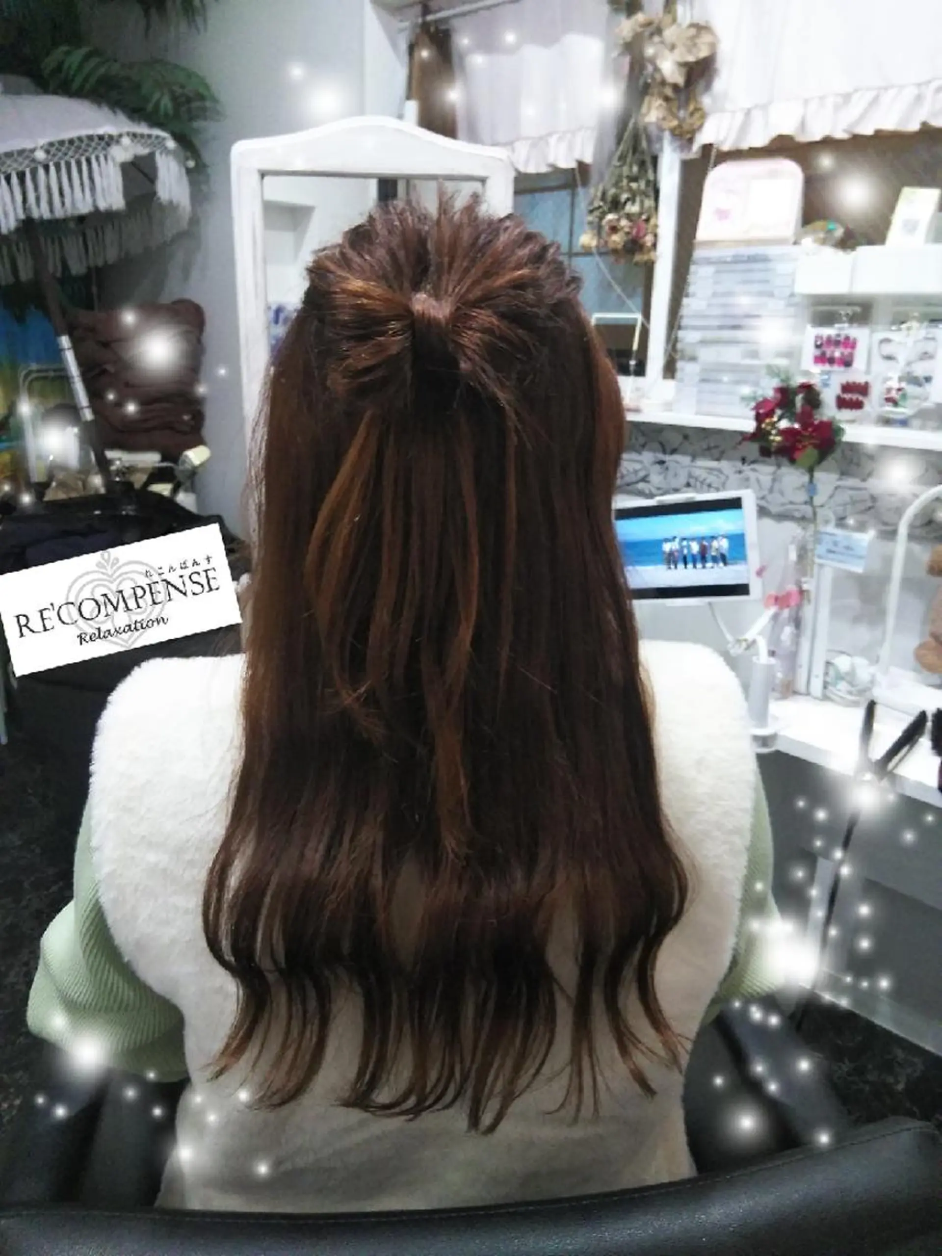 ロング RE'COMPENSE所属・れこん ぱんすのネイルデザイン