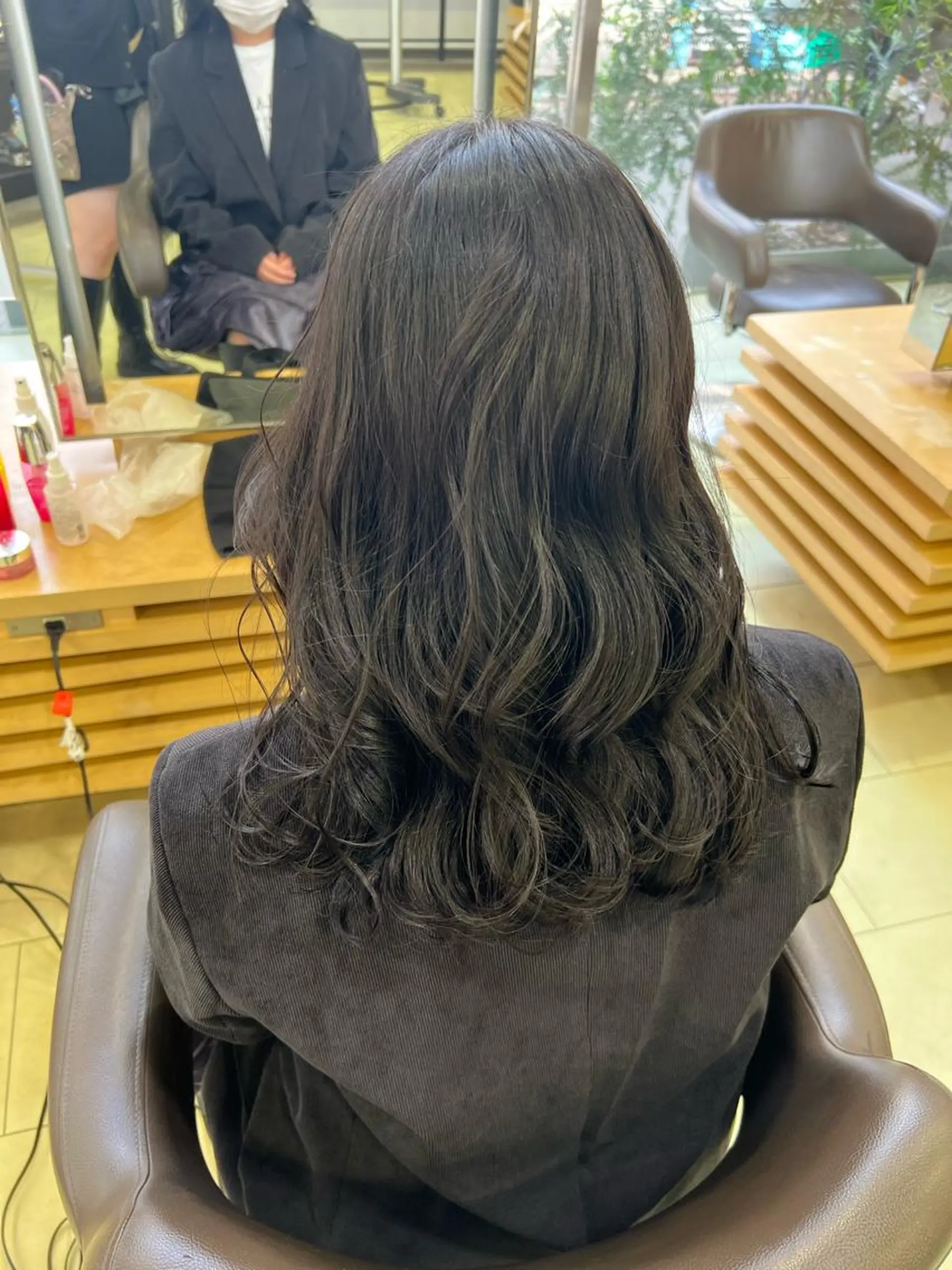 ミディアム 暖色ｶﾗｰ/ﾚｲﾔｰ ｶｯﾄ/Yunaのヘアスタイル