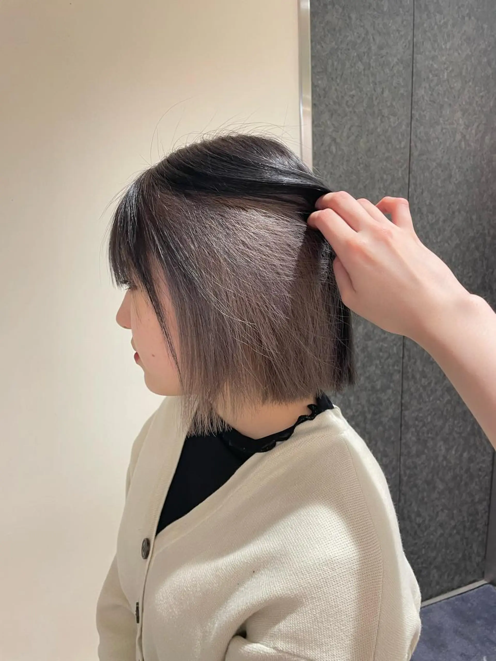 ミディアム ヘアカラー soyon心斎橋所属・♡透明感/艶カラー/ M a I ♡のヘアスタイル