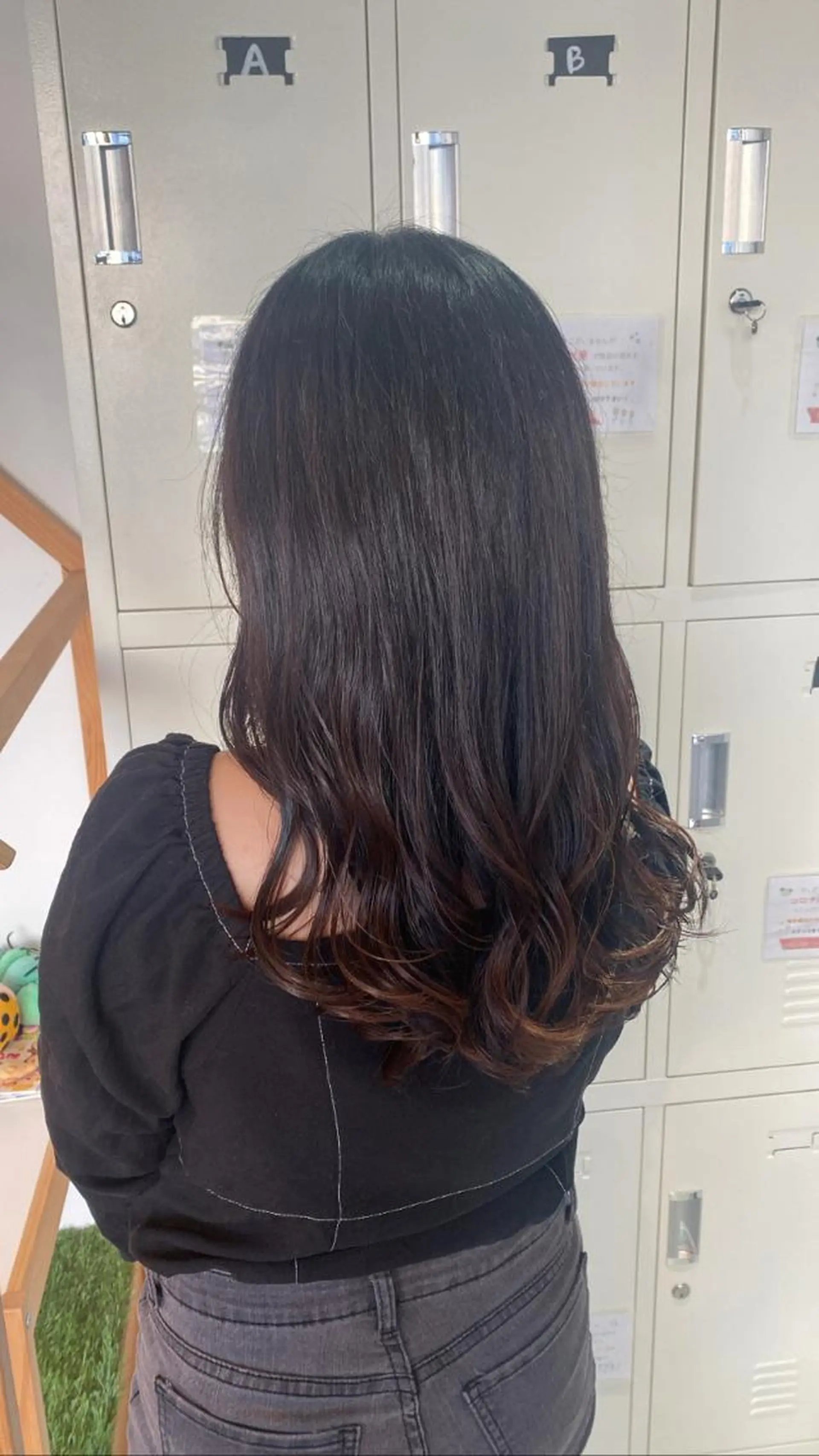 セミロング カット ヘアカラー FERIA池田 石田較貴のヘアスタイル