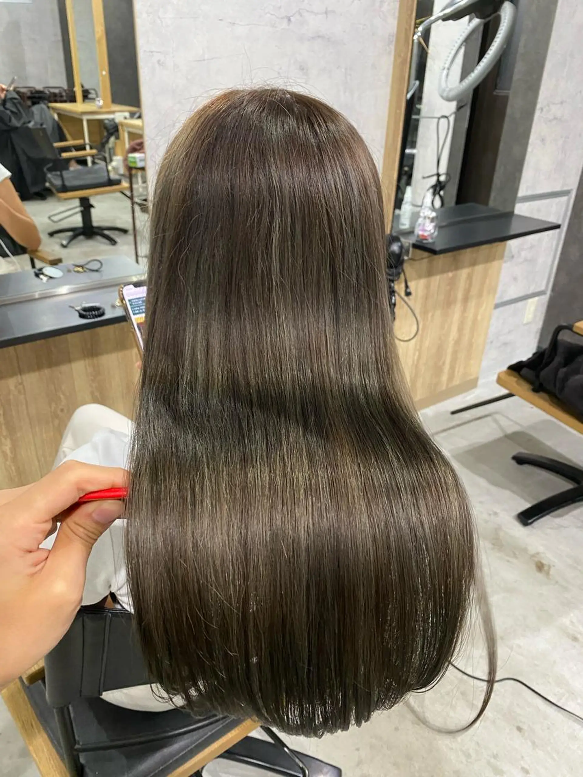 ロング カラー ヘアアレンジ 韓国レイヤー/ 顔周り💕田中将吾のヘアスタイル