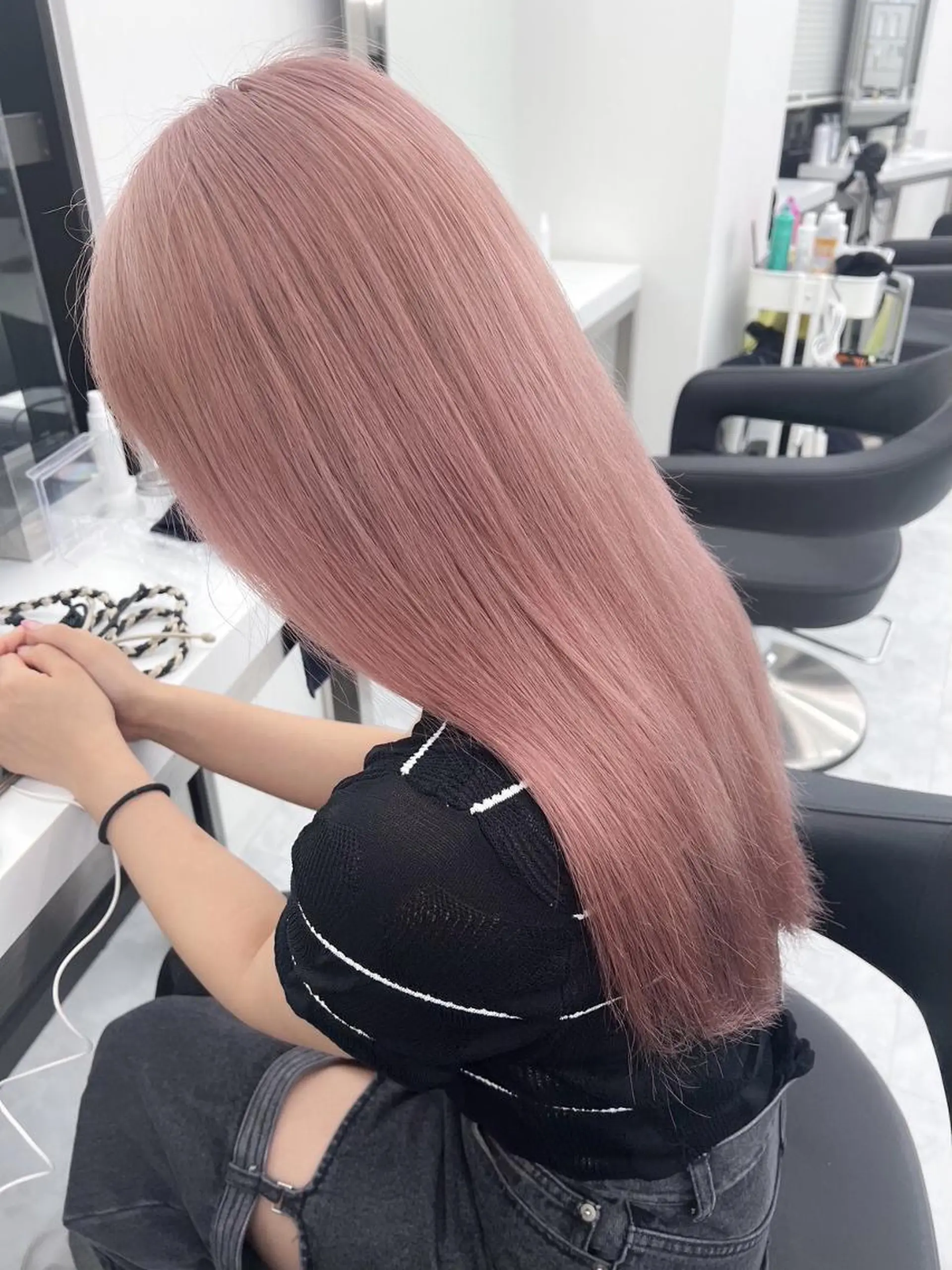 カラー ミディアム 🤍透明感カラー🤍 ブリーチ🤍AINEのヘアスタイル