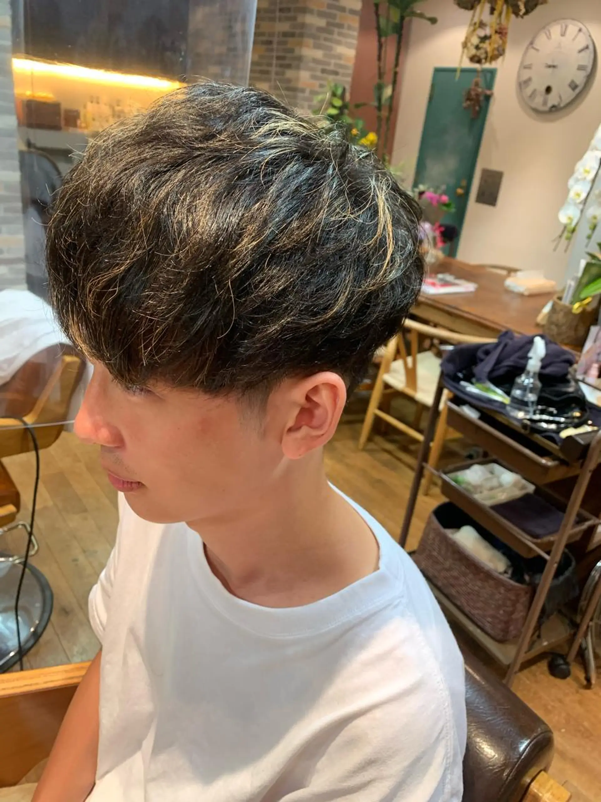 ショート メンズ マッシュ Lotus hair design所属・カット特化美容師 齋藤桐のヘアスタイル