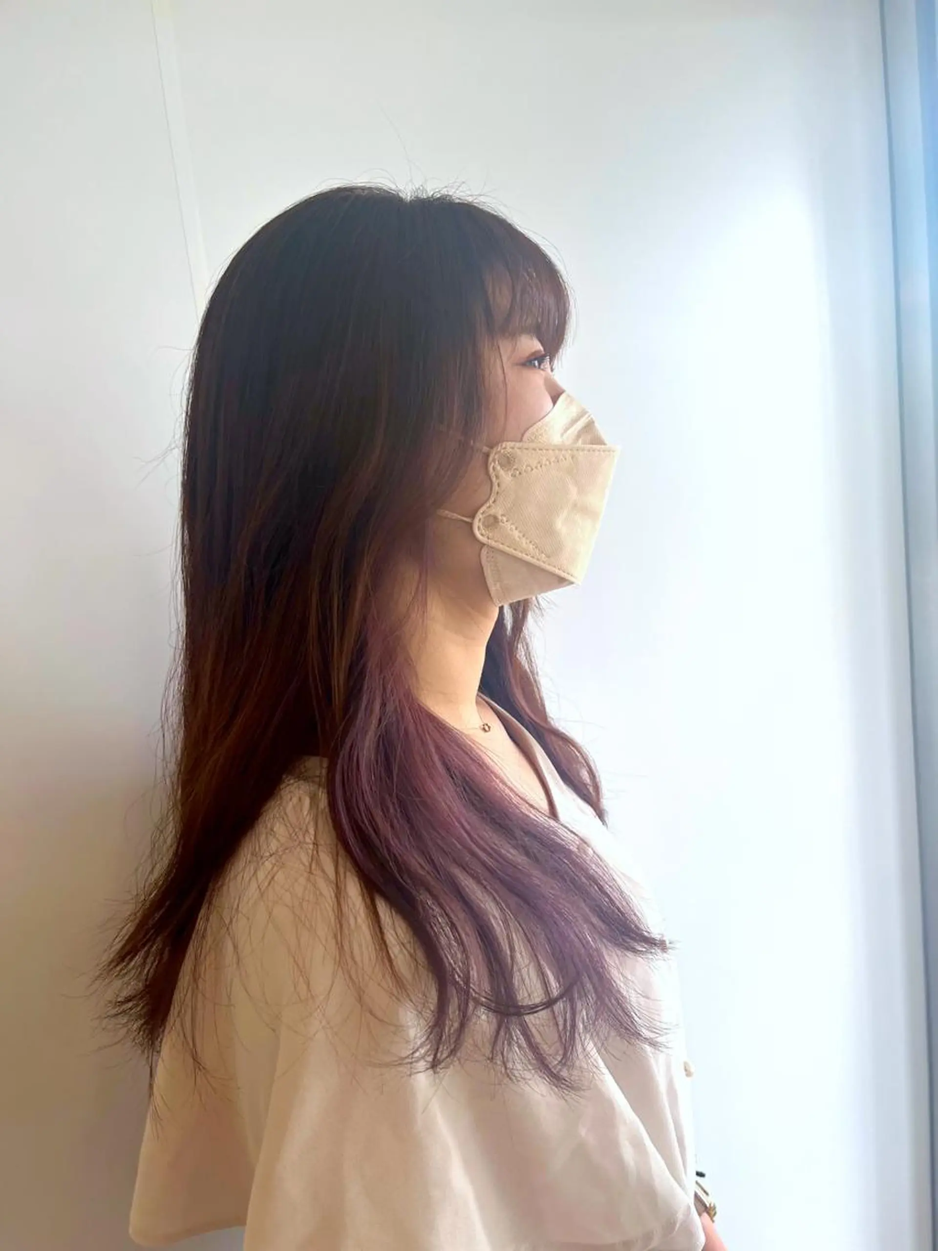 ロング カラー バイオレットカラー Dali   新札幌店所属・Dali 若松　朋美のヘアスタイル