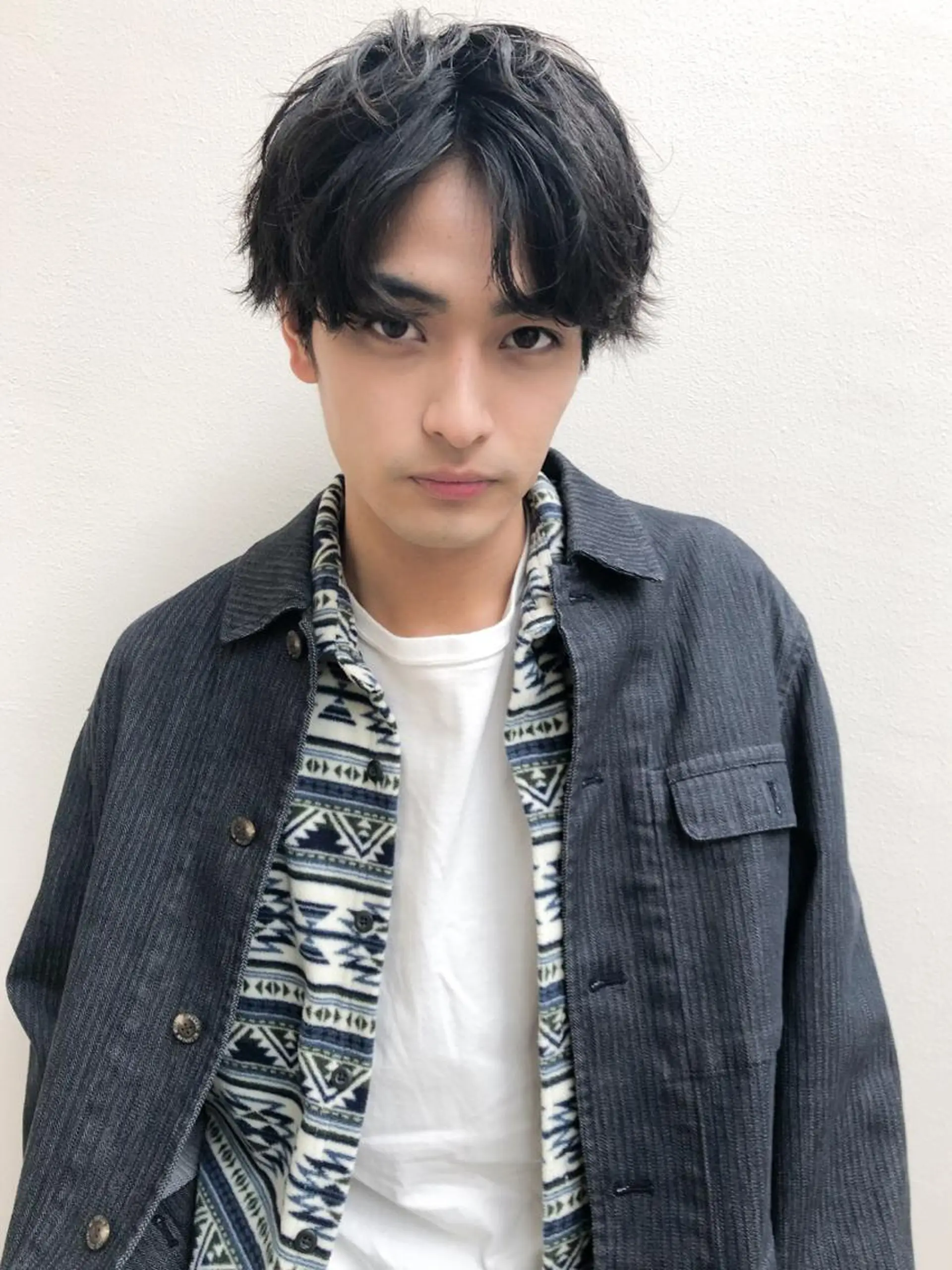 ミディアム カラー パーマ ミディアムパーマ カット ヘアカラー パーマ ヘッドスパ RUKA 美容院×ネイリストのヘアスタイル