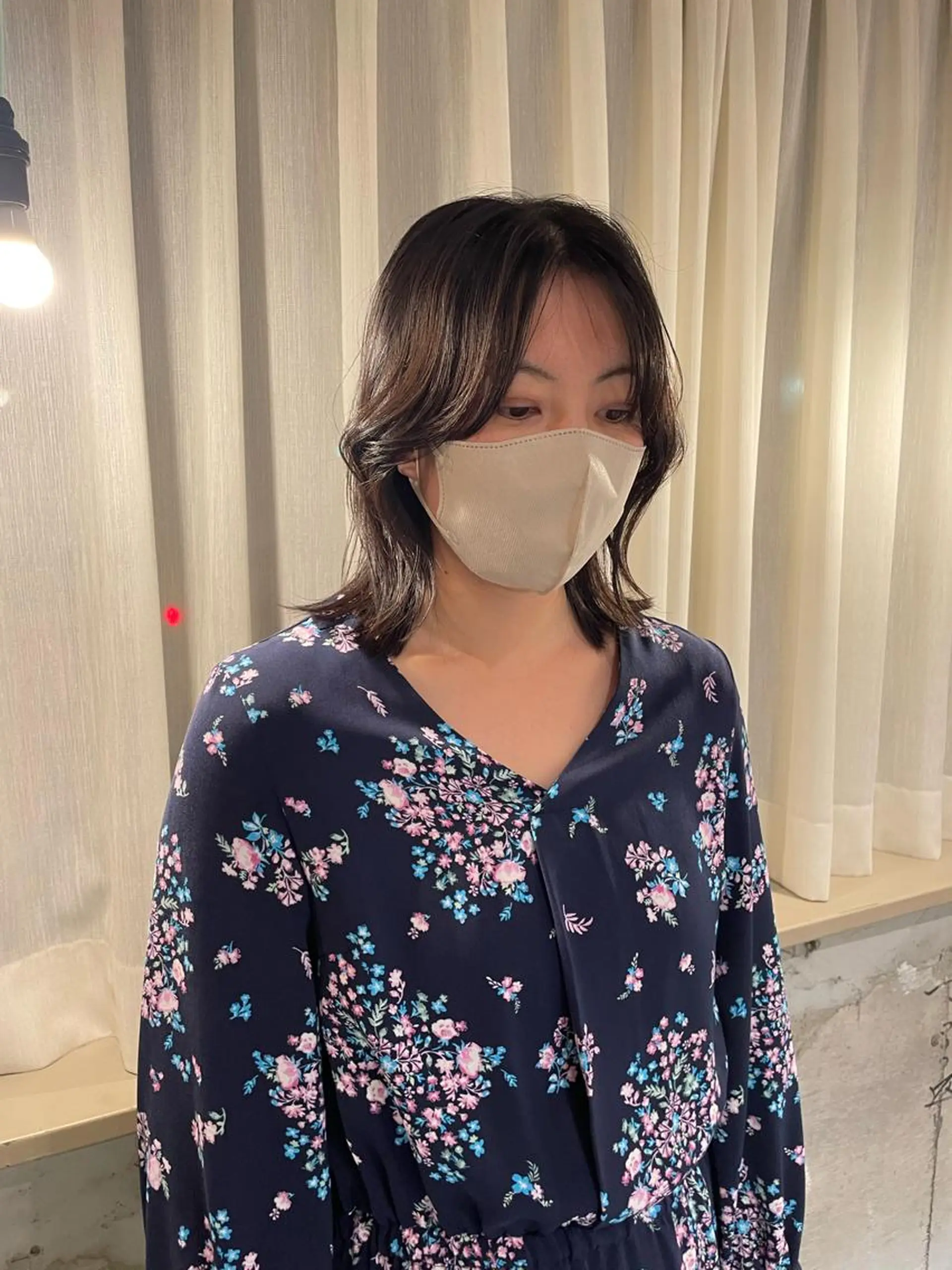 ミディアム カラー レイヤーカット ショートカット募集中 /NAGISAのヘアスタイル