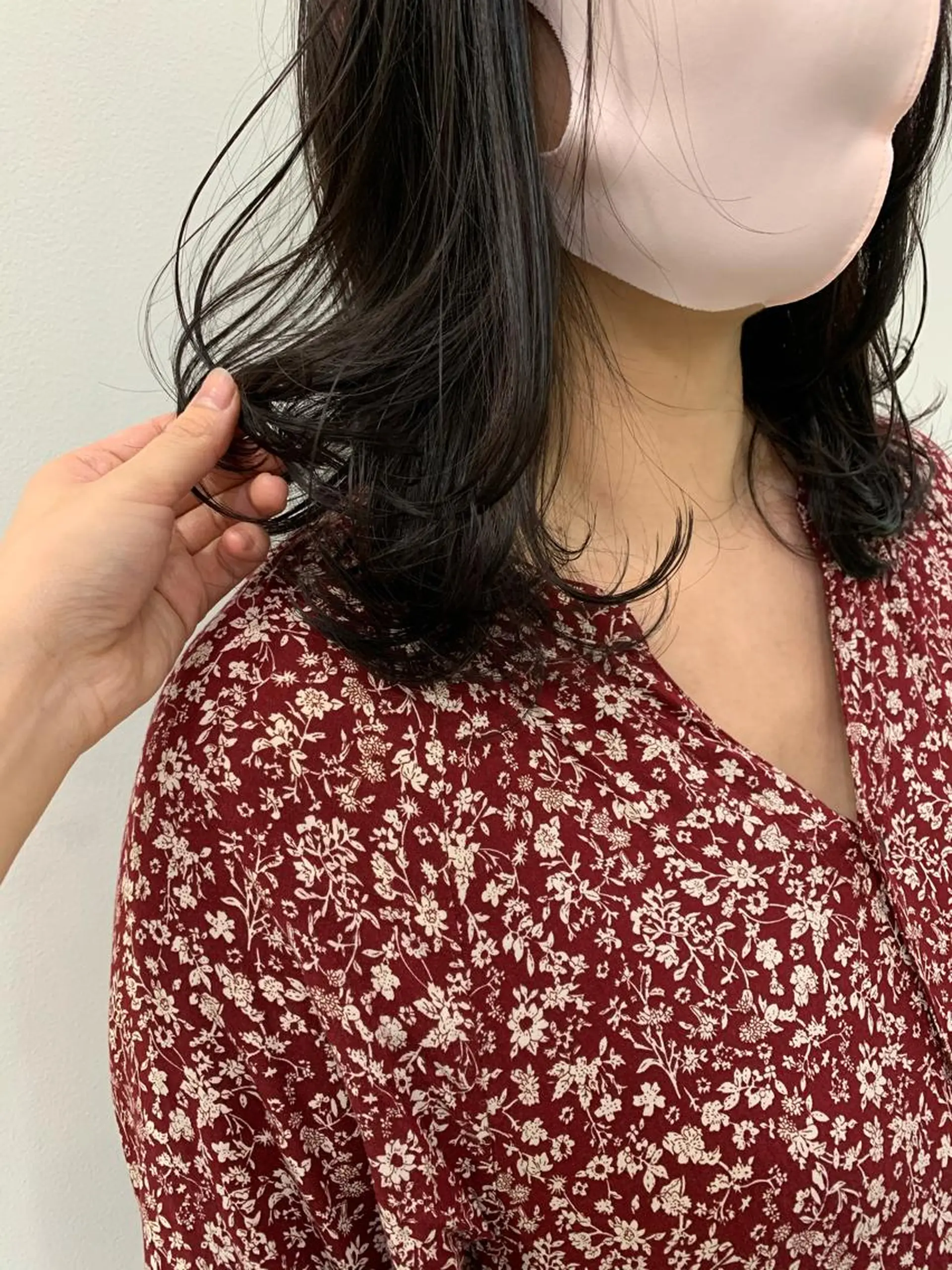 セミロング カラー ヘアカラー 🥀韓国ヘア🥀 宮津真菜のヘアスタイル