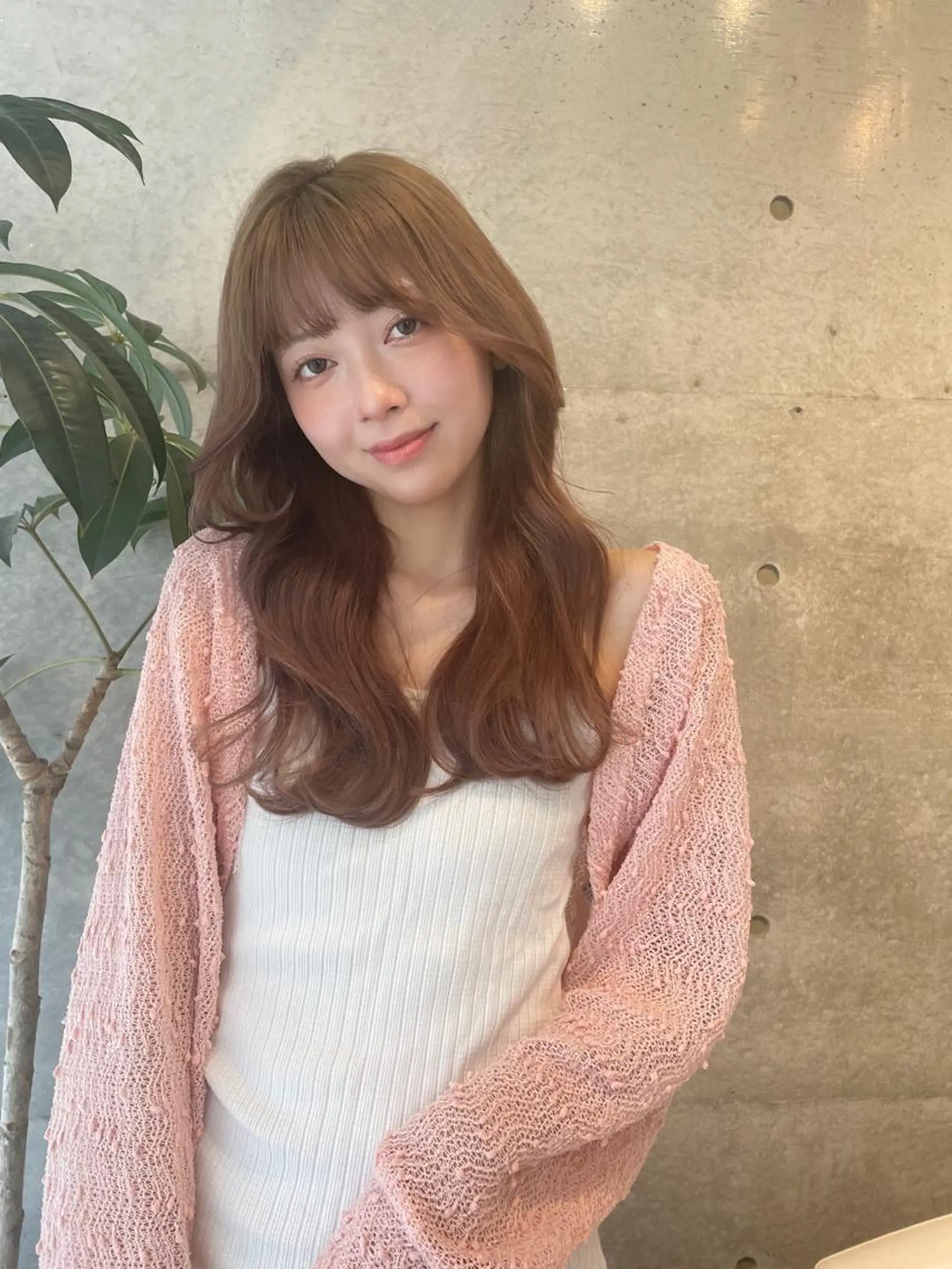 ロング カラー カット ヘアカラー トリートメント レイヤーカット🎀 kanaのヘアスタイル