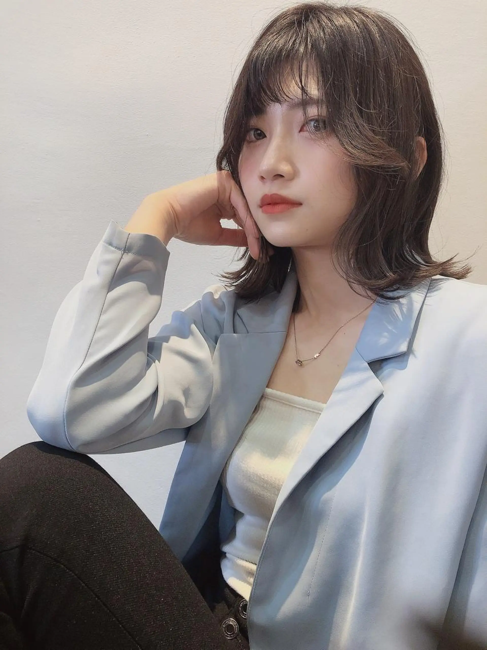 ミディアム 23°NADAUN所属・岐阜1番韓国ヘア/ 星羅/23°のヘアスタイル