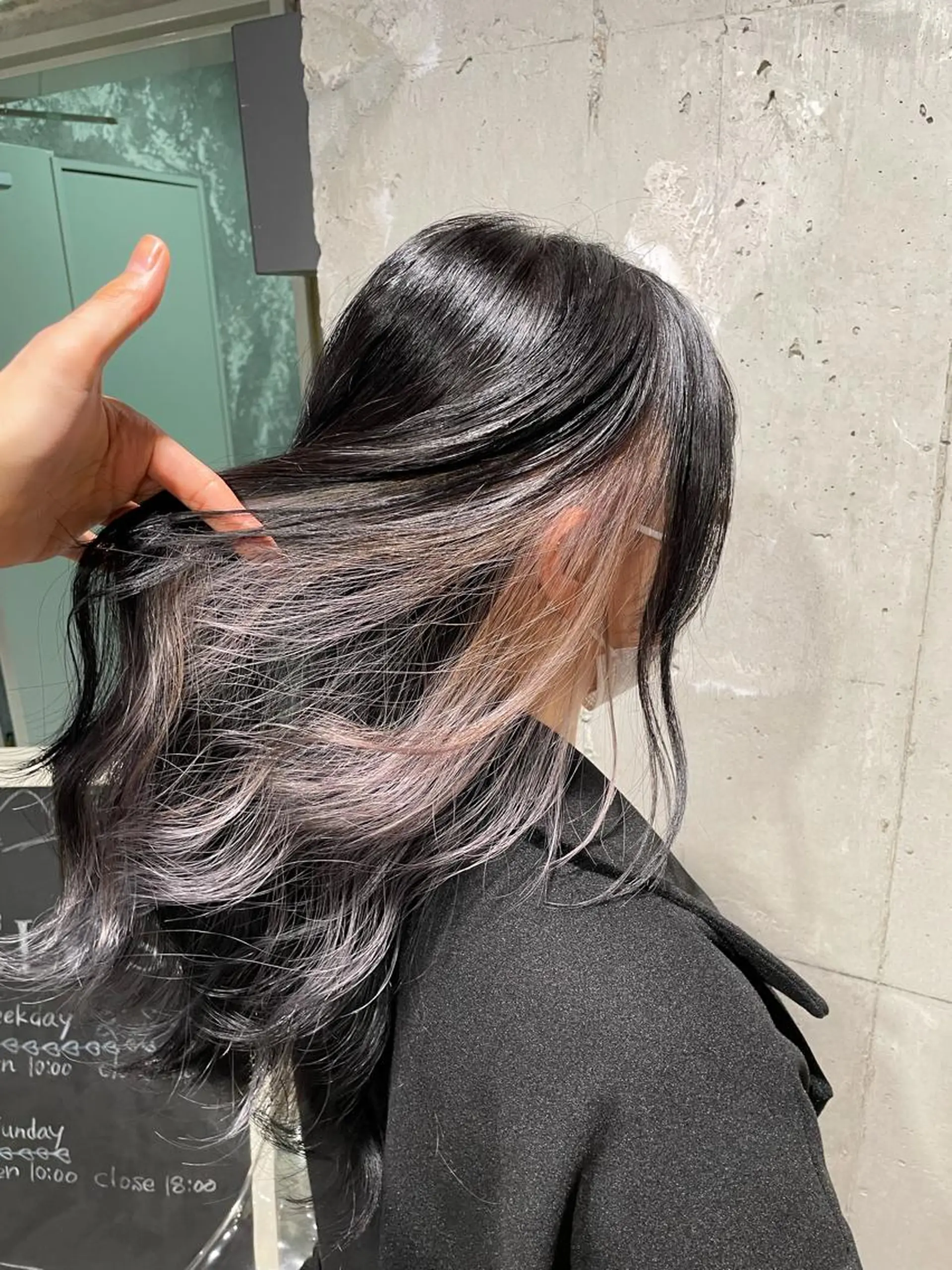 ロング カラー ヘアカラー トリートメント ヘッドスパ ヘアセット ベージュカラー💖 やすひろのヘアスタイル