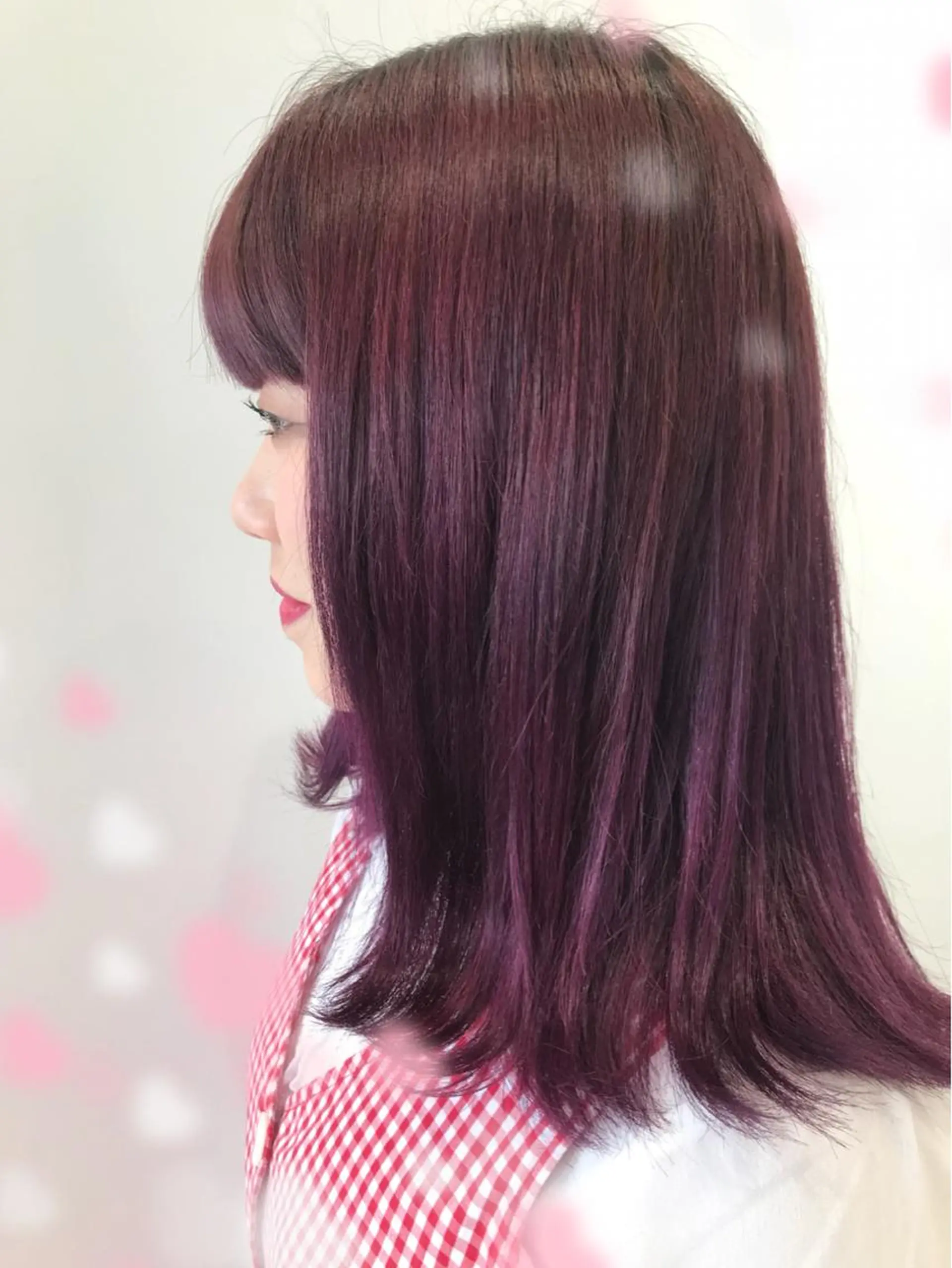 カラー ピンクカラー EMANON新宿東口所属・新宿駅近♡個室 ♡関口三都季🌜のヘアスタイル