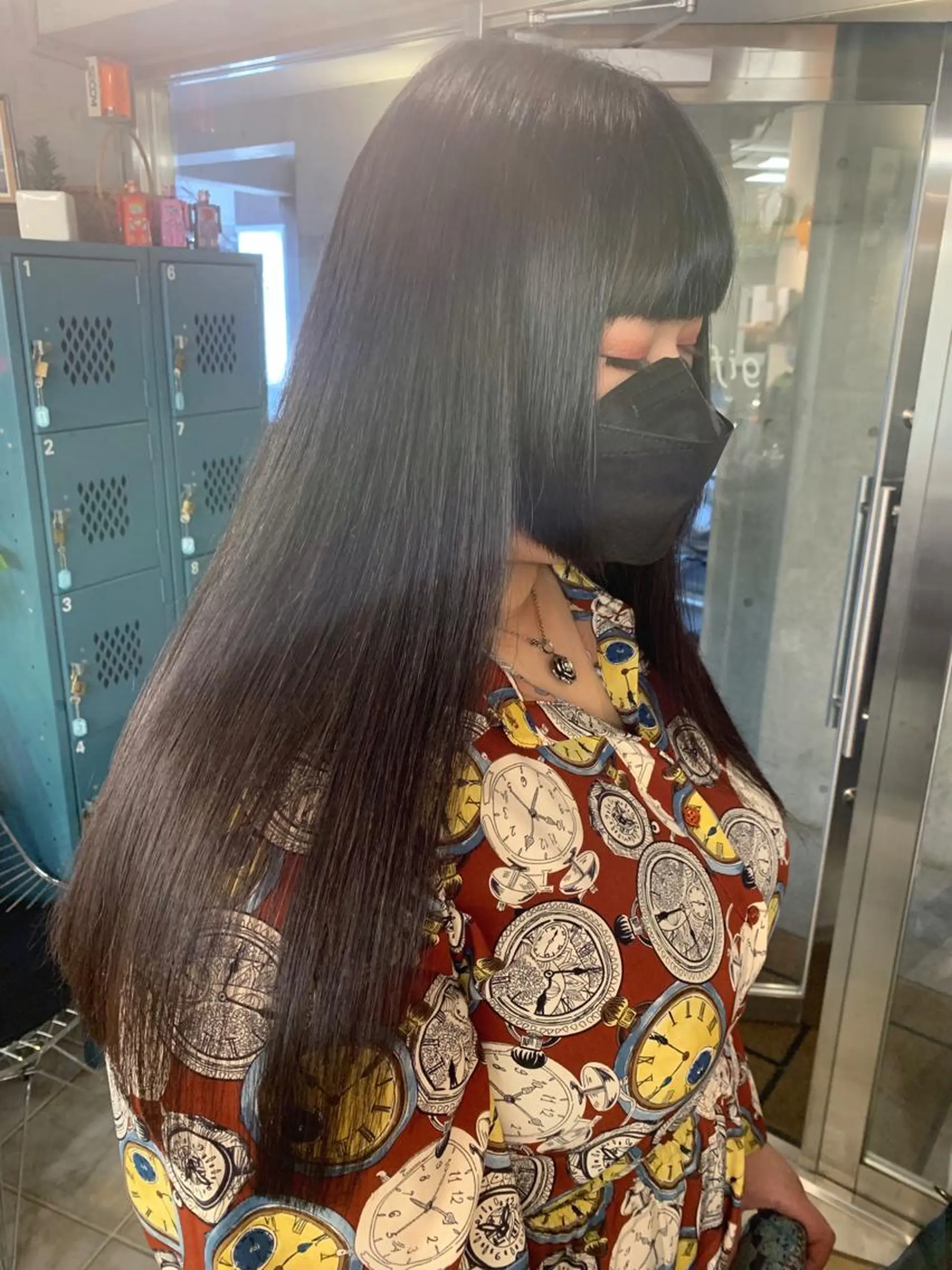 ロング 姫カット ロング カット 縮毛矯正 トリートメント 土屋かすみ✁︎. ꙳ 姫カットのヘアスタイル