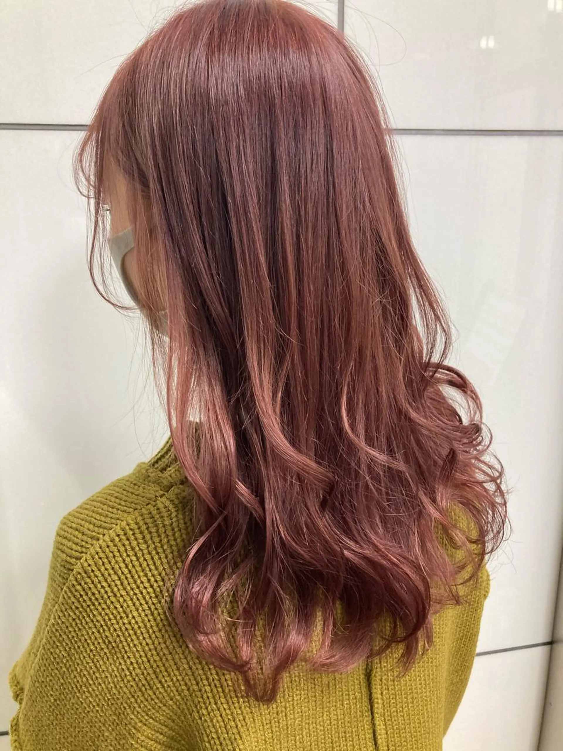 セミロング カラー ヘアカラー 髪質改善/痛ませ ないカラー/西村航大のヘアスタイル