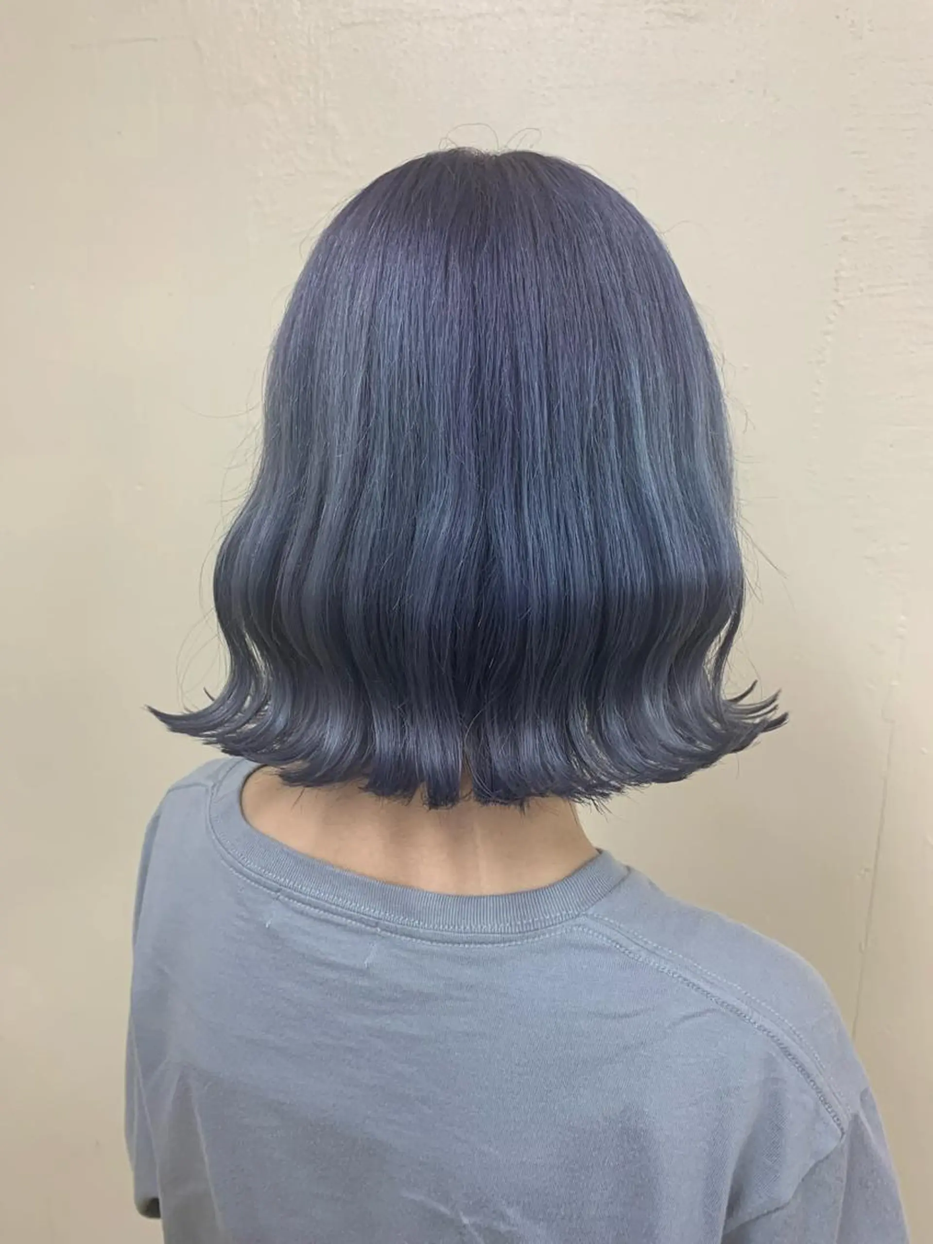 セミロング カラー ヘアアレンジ 💕上野美容師☁ ブリーチ💖サワのヘアスタイル