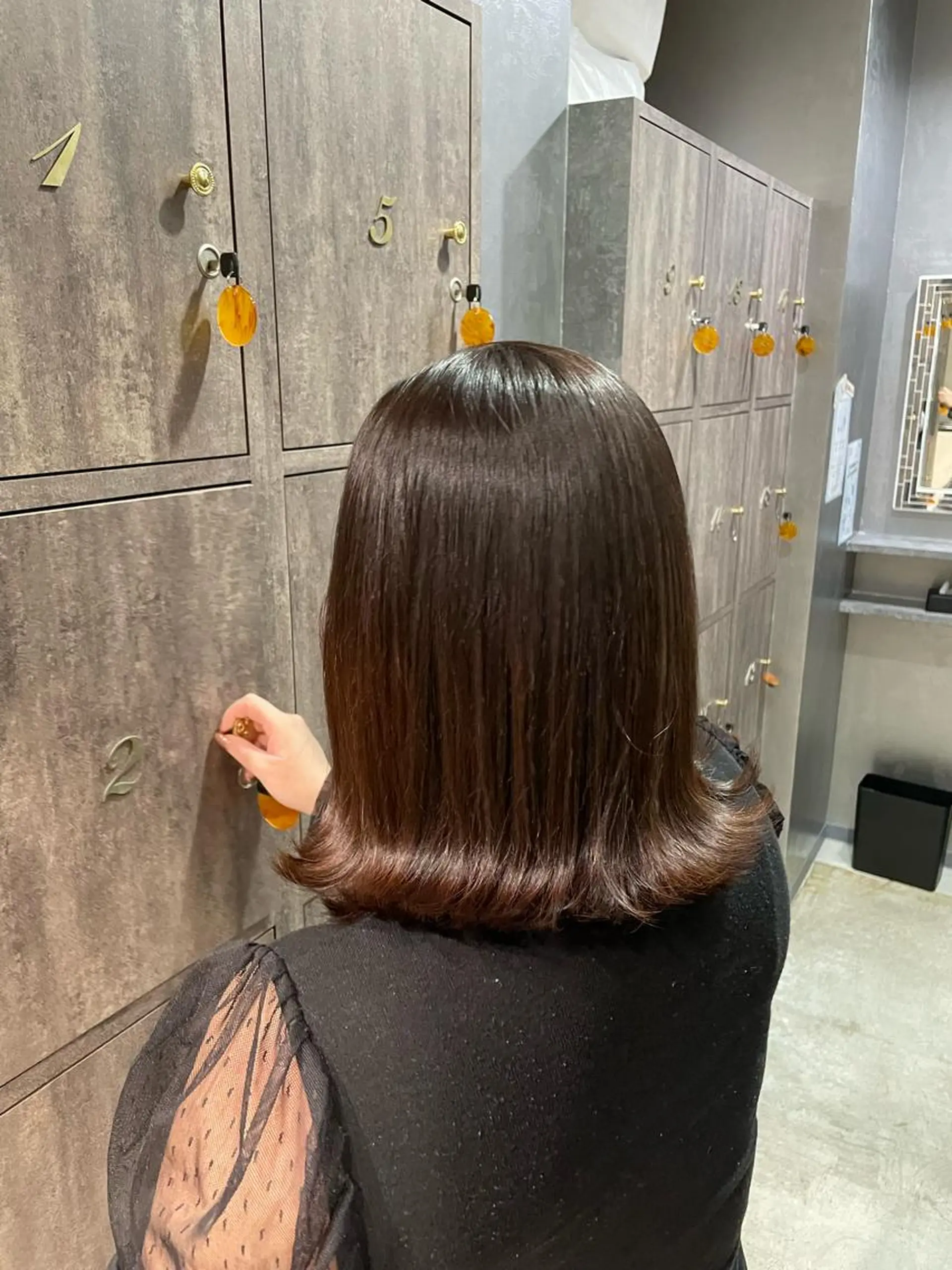 ミディアム 上村 颯のヘアスタイル