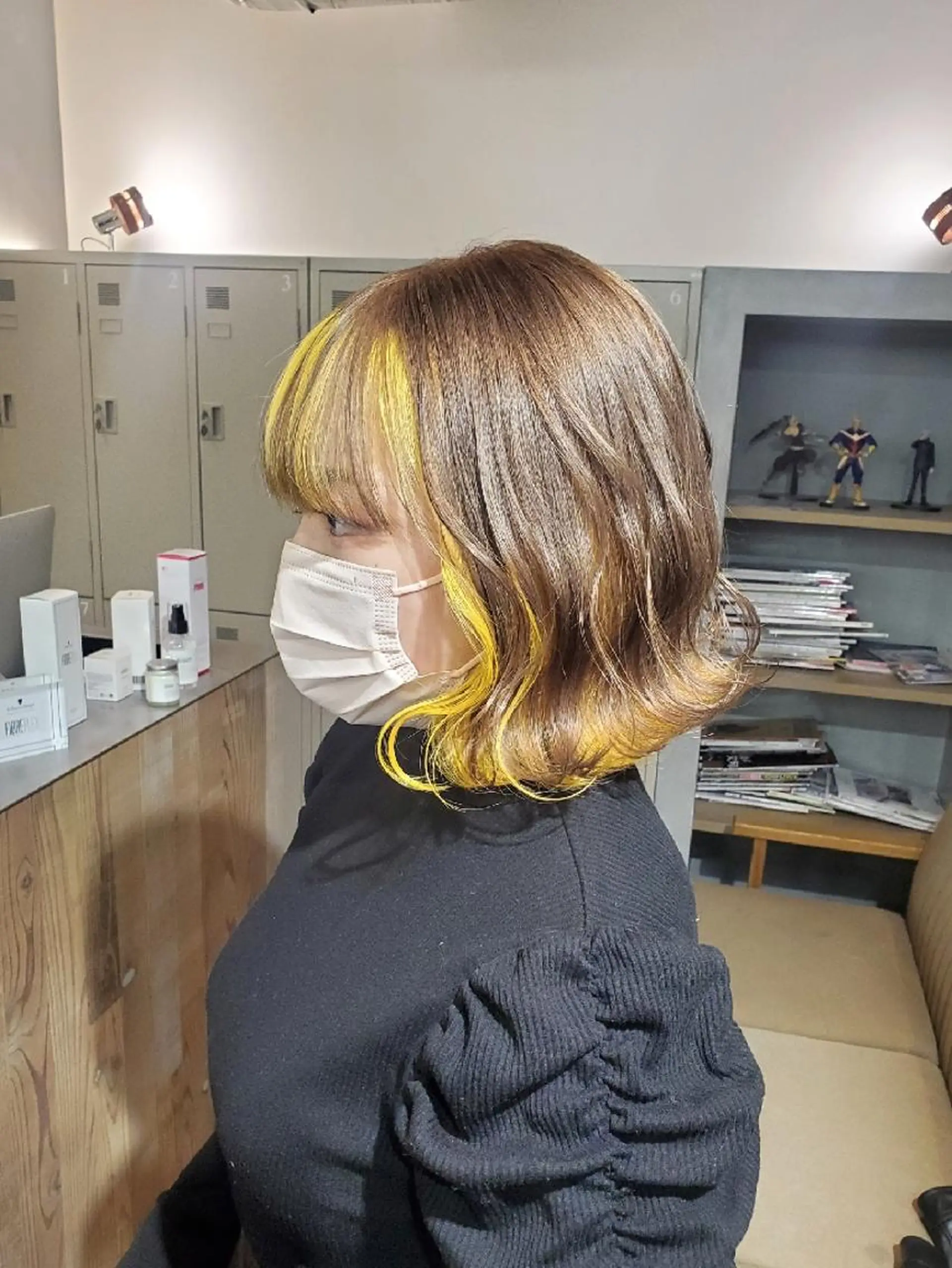 ミディアム カット ヘアカラー トリートメント ✨本日空きあります✨ 遠田コウヘイ🌟のヘアスタイル