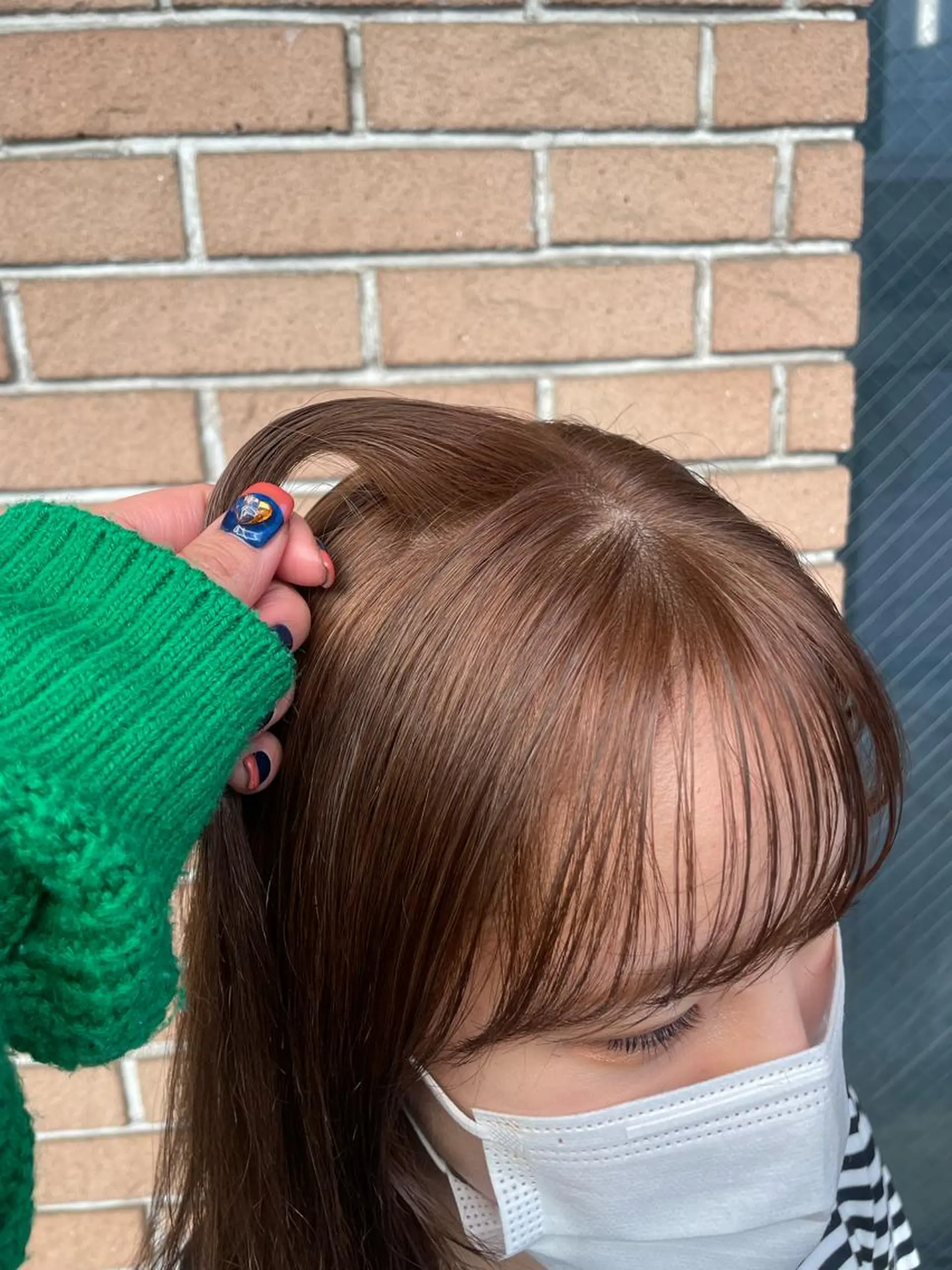 ミディアム カラー ブリーチ 透明感カラー ダブルカラー イルミナカラー ボブ ボブヘアカット Rikapi❤️のヘアスタイル