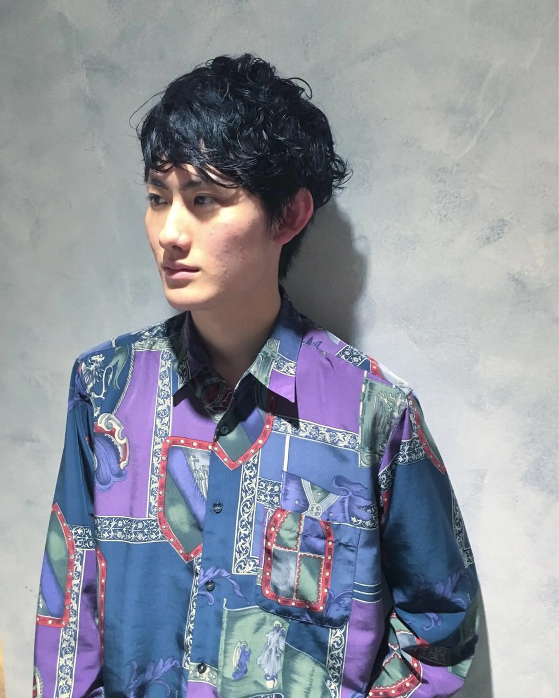 パーマ メンズ SALOWIN 表参道所属・シンカ 表参道のヘアスタイル