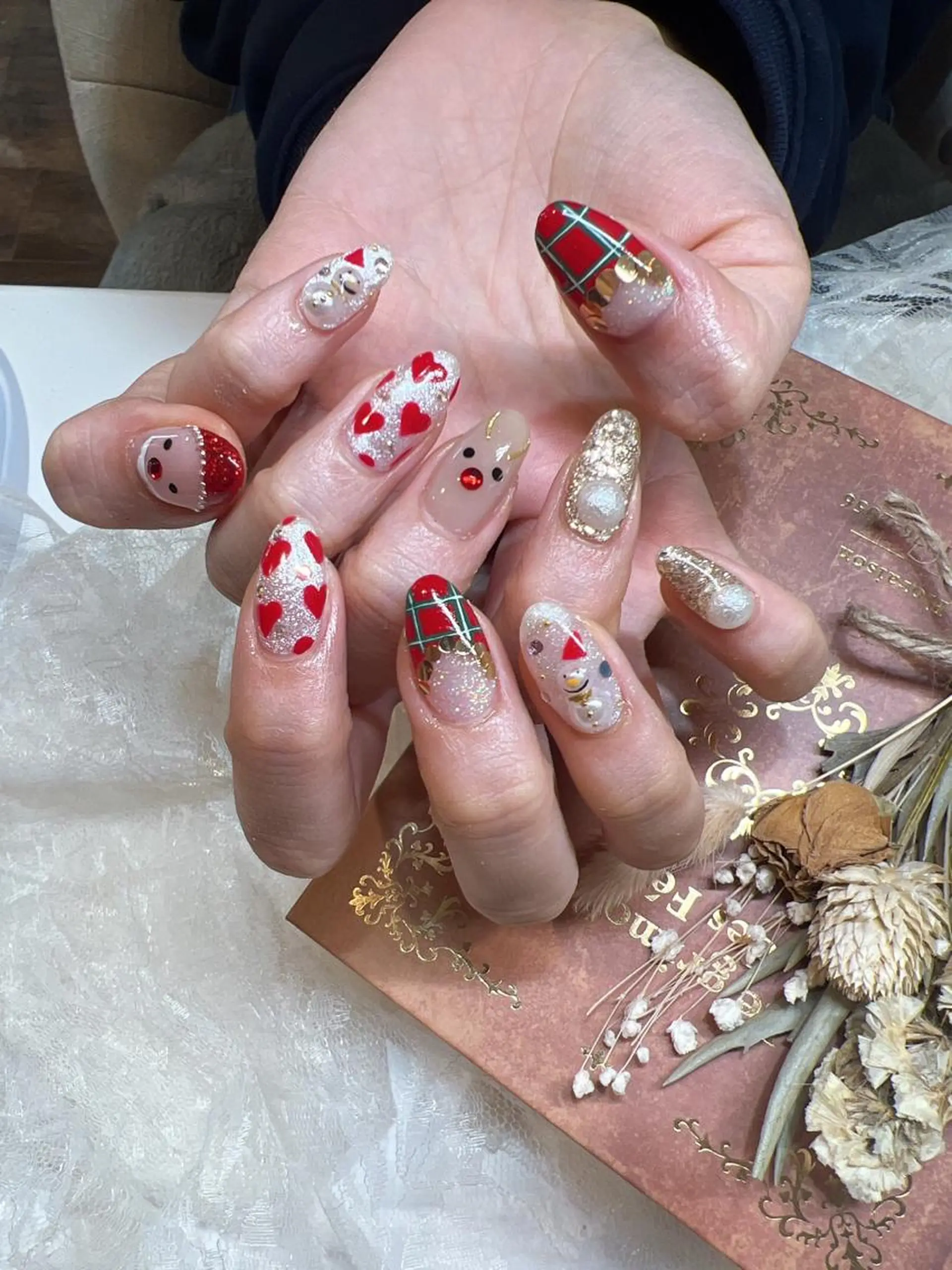 ネイル 冬ネイル クリスマス ♡Nailist yui♡のネイルデザイン