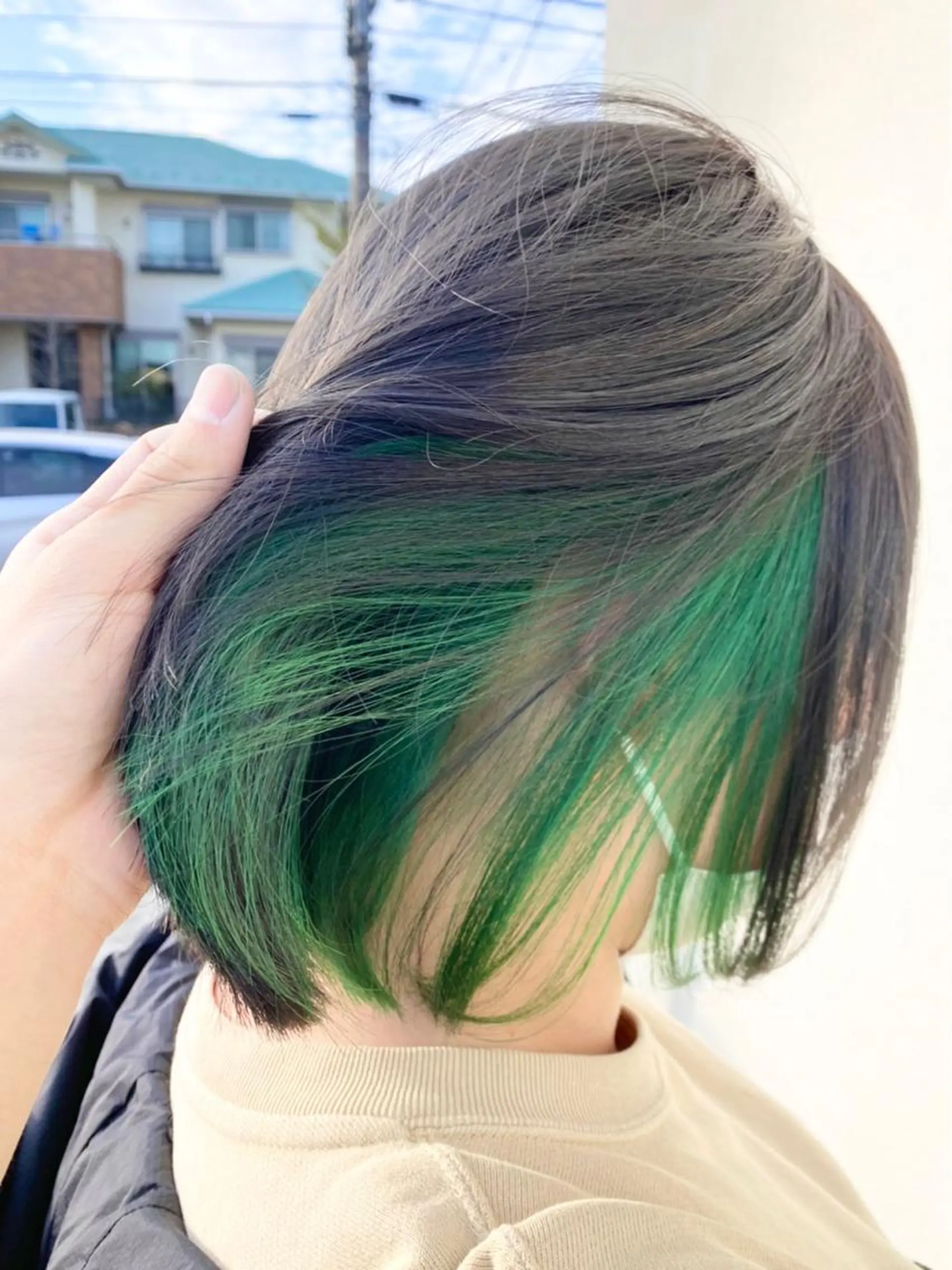 ミディアム カラー インナーカラー ボブ カラースペシャリスト しょう🧑🏼‍🎨のヘアスタイル