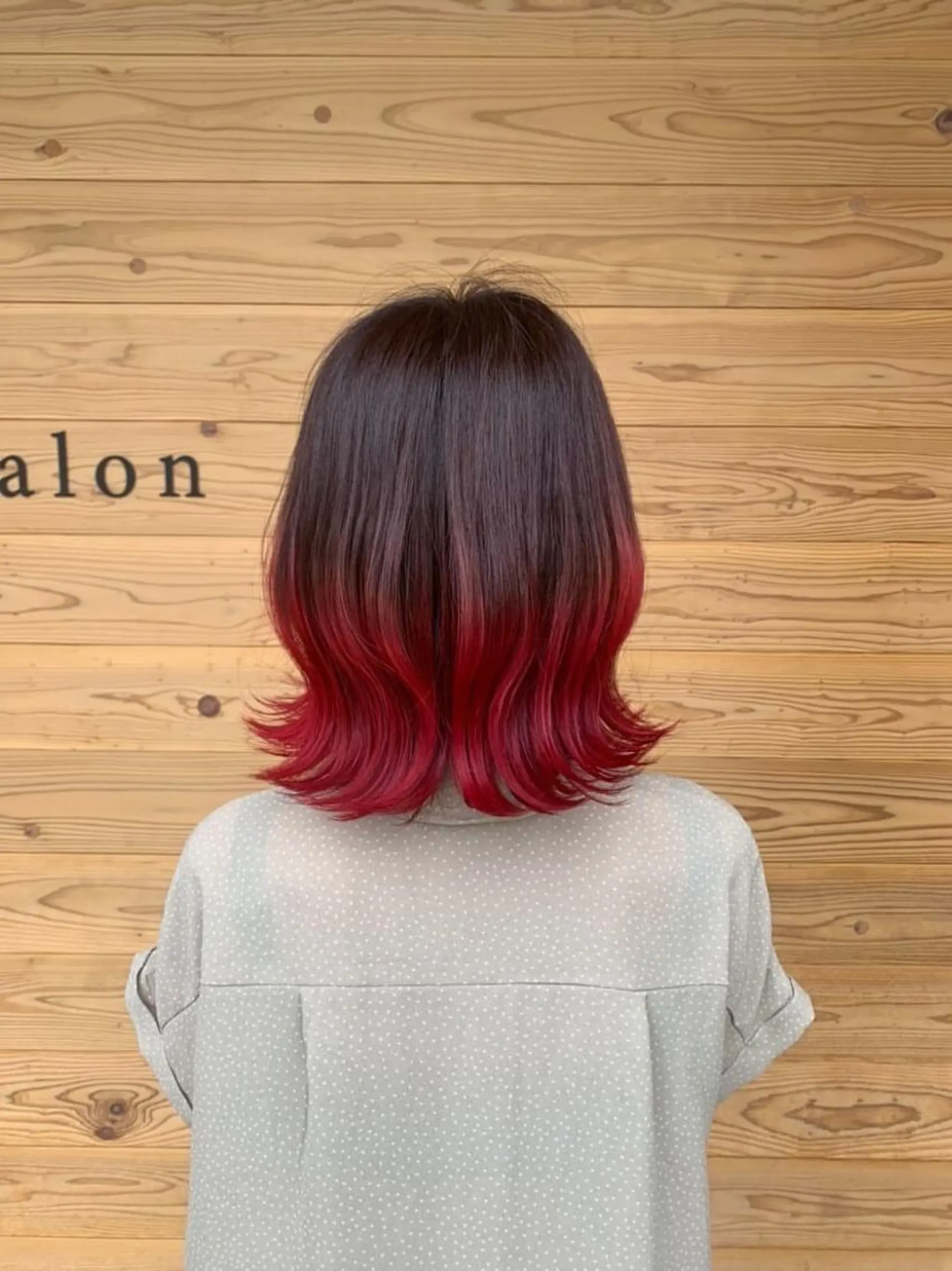 セミロング カラー ships所属・舩坂 友賀のヘアスタイル