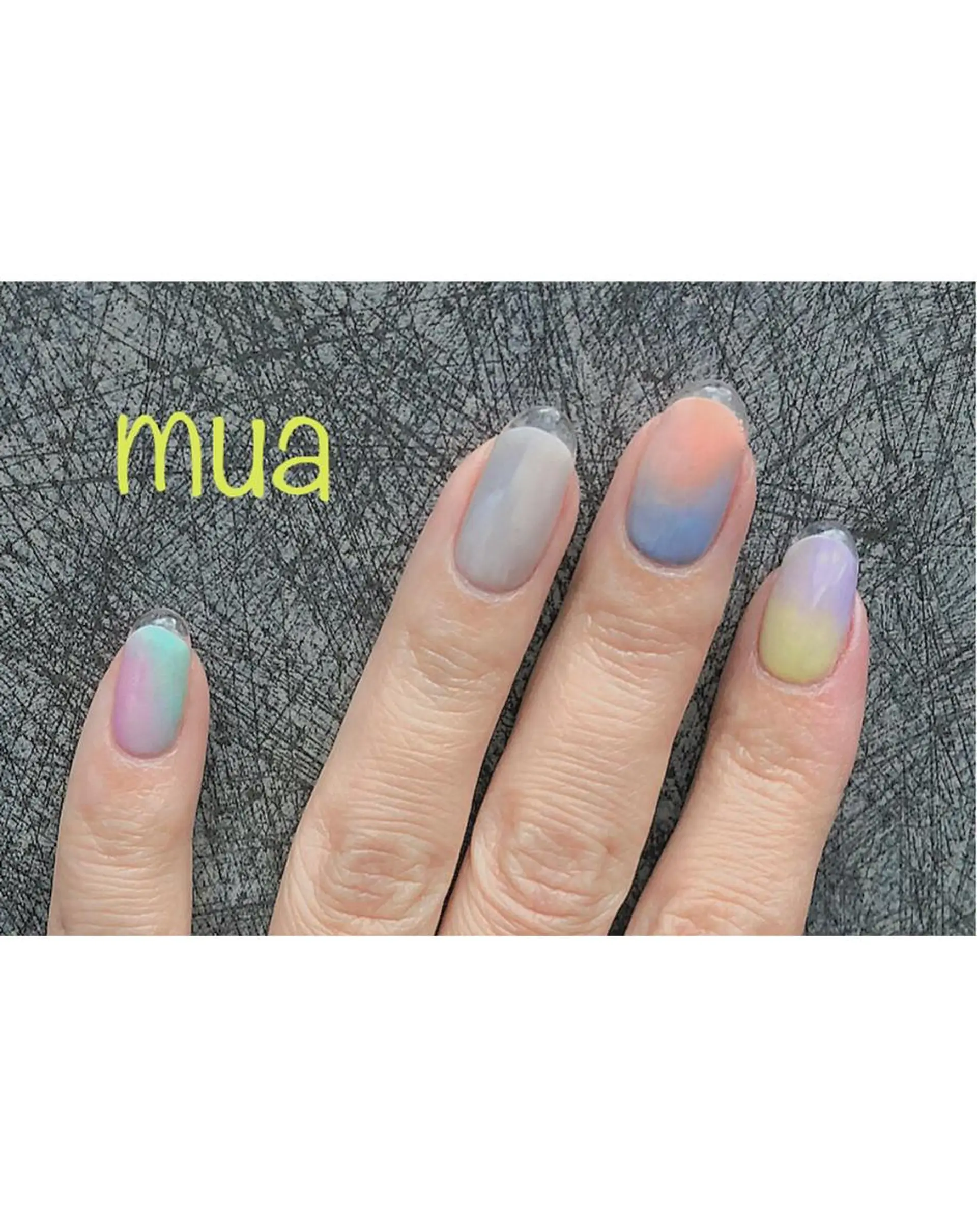 ネイル クリアネイル フレンチネイル mua nail mikiのネイルデザイン