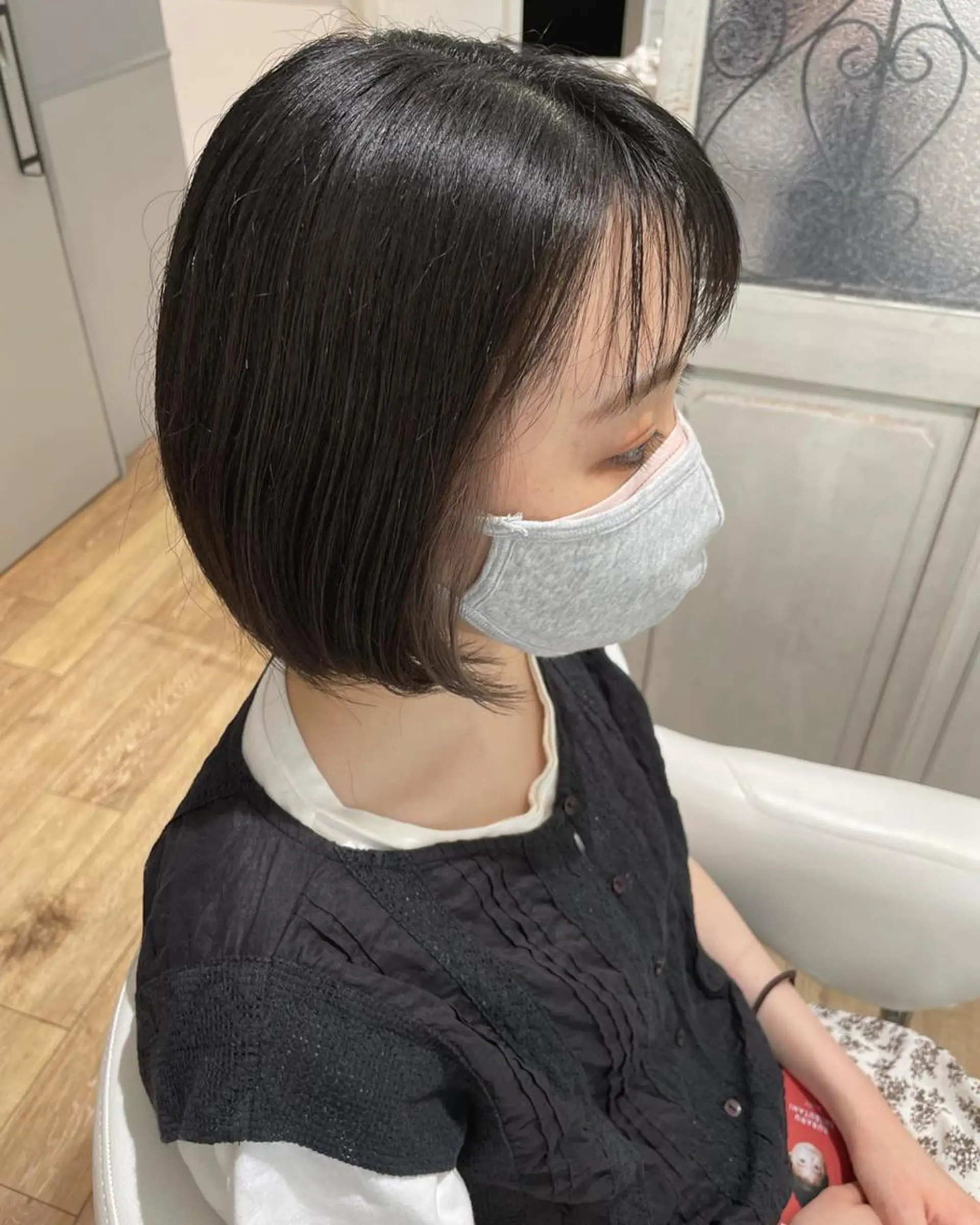 ミディアム カラー パーマ ヘアアレンジ メンズ キッズ ネイル マツエク・マツパ メンズインナーカラー 透明感カラー グレージュ インナーカラー ボブ 🫧垢抜けヘア🫧 SHIORIのヘアスタイル