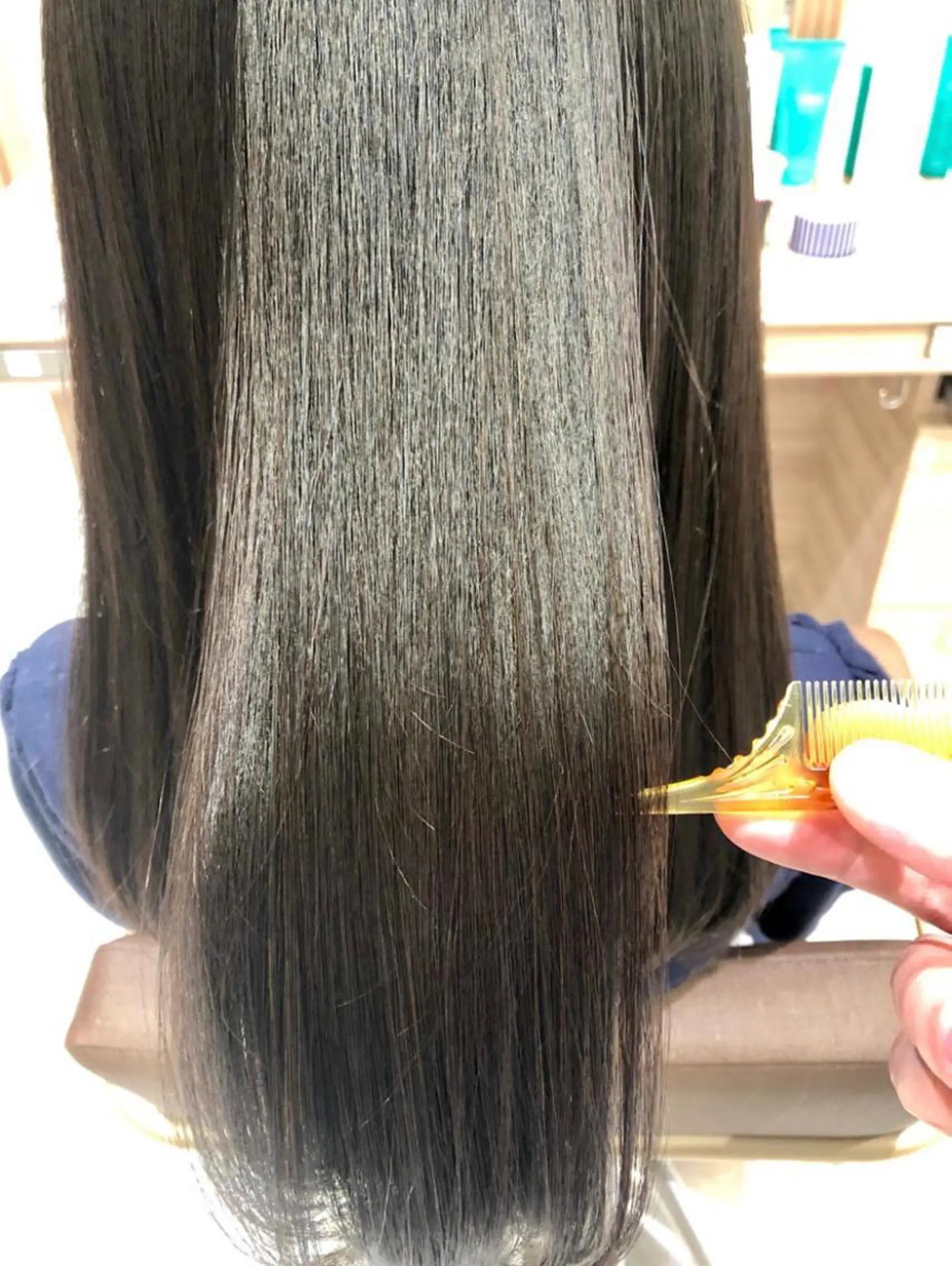 ロング 縮毛募集中🔥 小平悠人のヘアスタイル