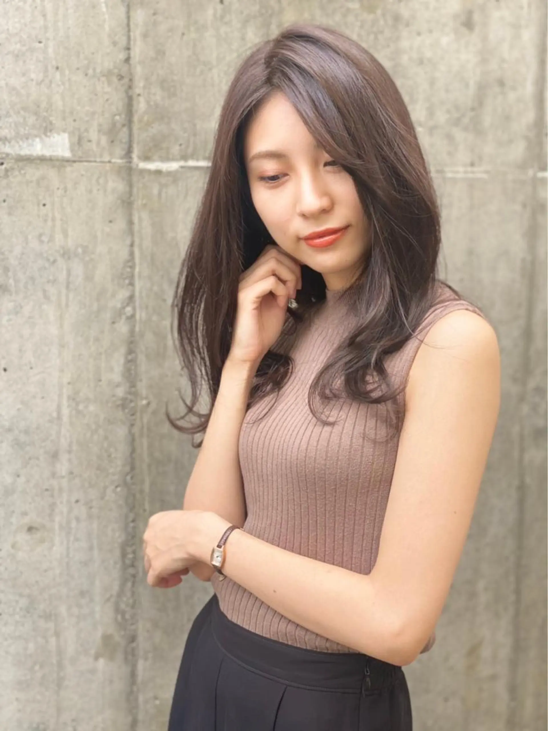 セミロング ICON所属・艶美髪マスター 店長✂︎YUKKEのヘアスタイル