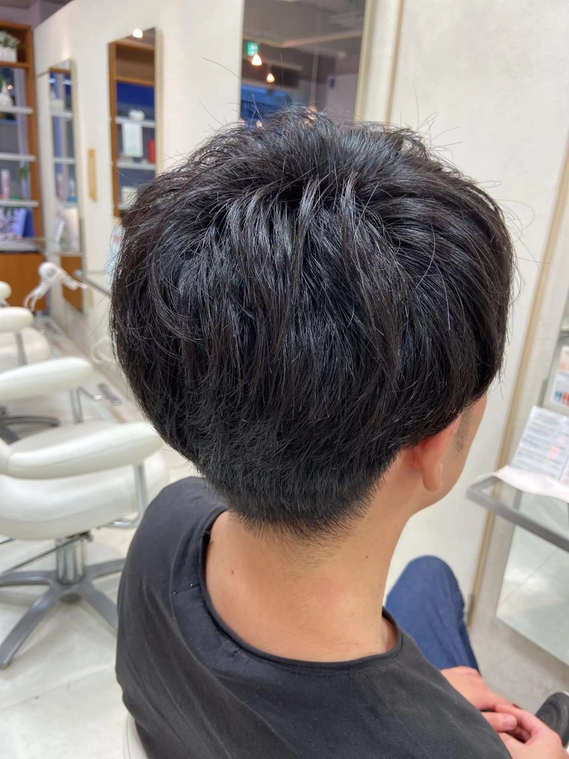 パーマ メンズ メンズパーマ カット パーマ 菊地 美憂のヘアスタイル