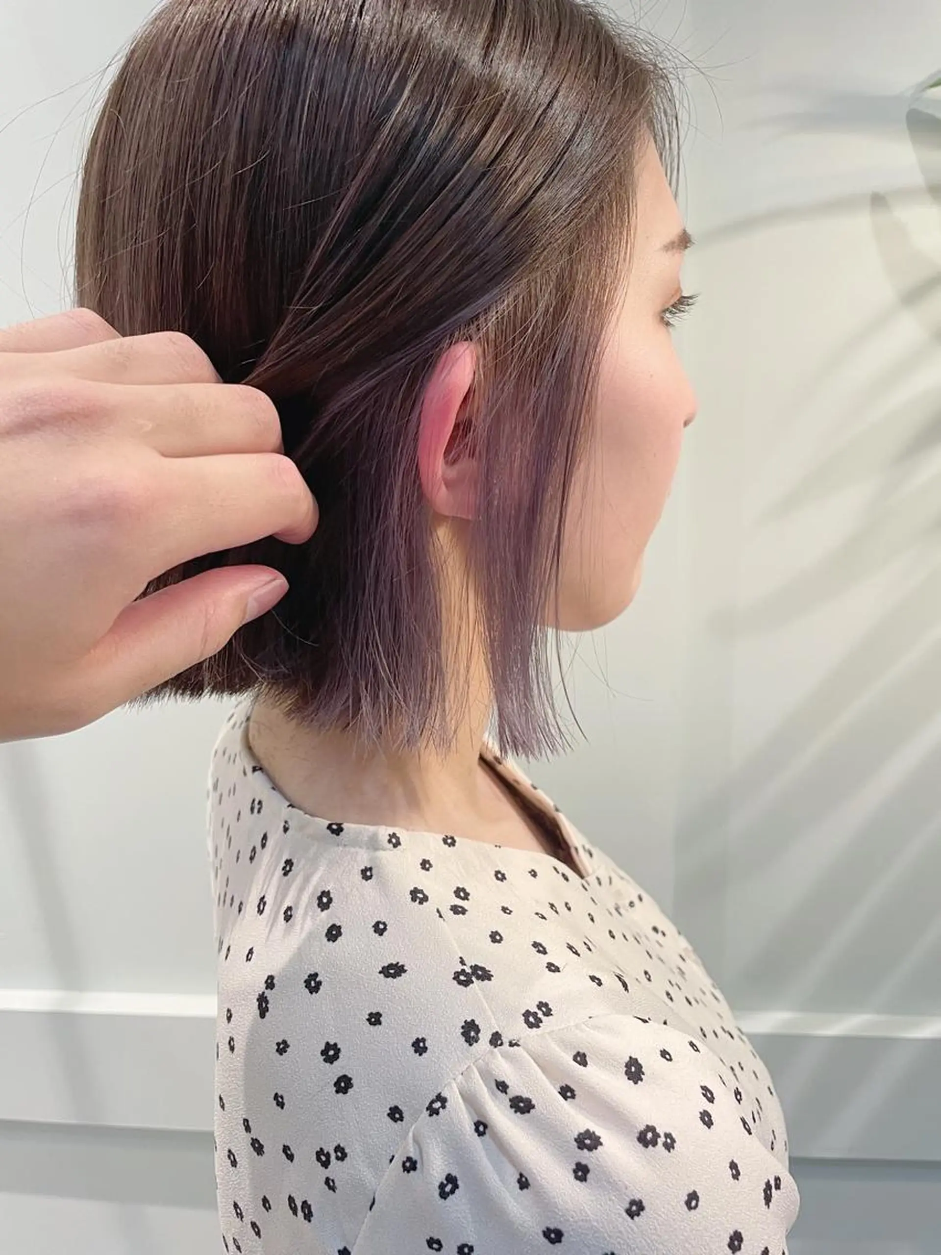 ショート カラー ケアブリーチ /髪質 改善/古橋圭史郎のヘアスタイル