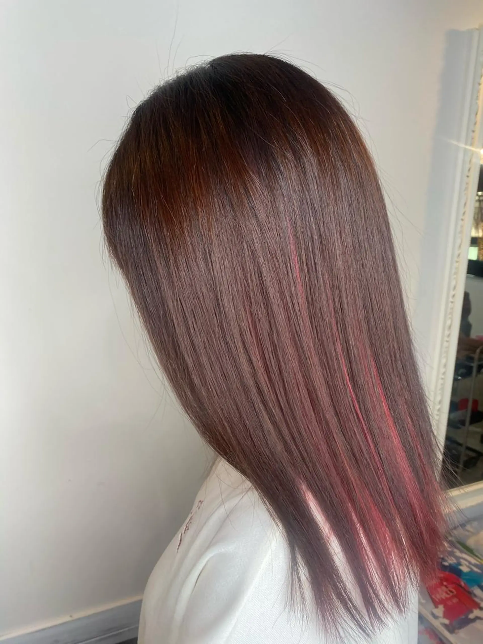 セミロング カラー ヘアカラー 店長 奈須 雄紀のヘアスタイル