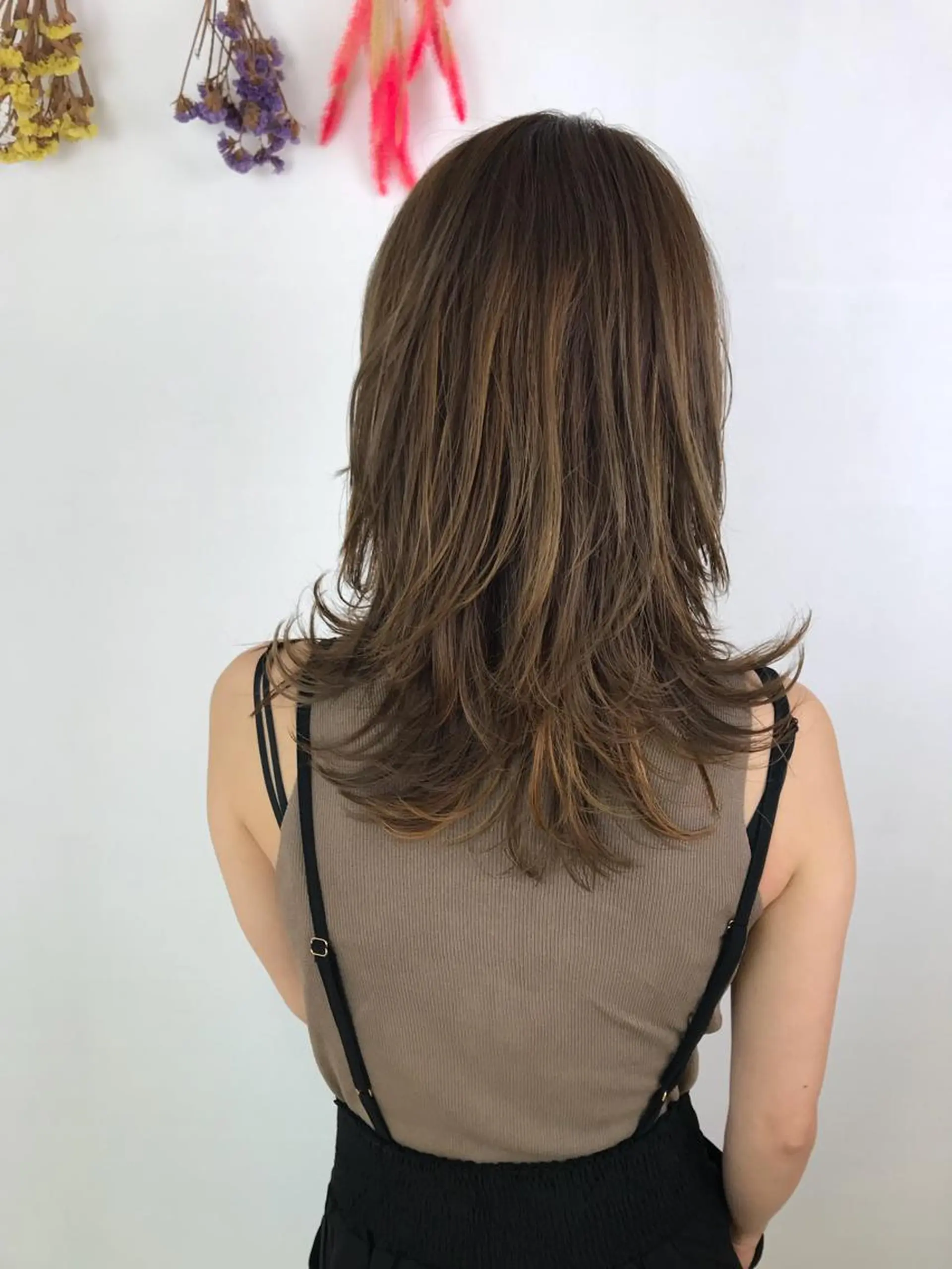 セミロング カラー 似合わせカット🌿 前川のヘアスタイル