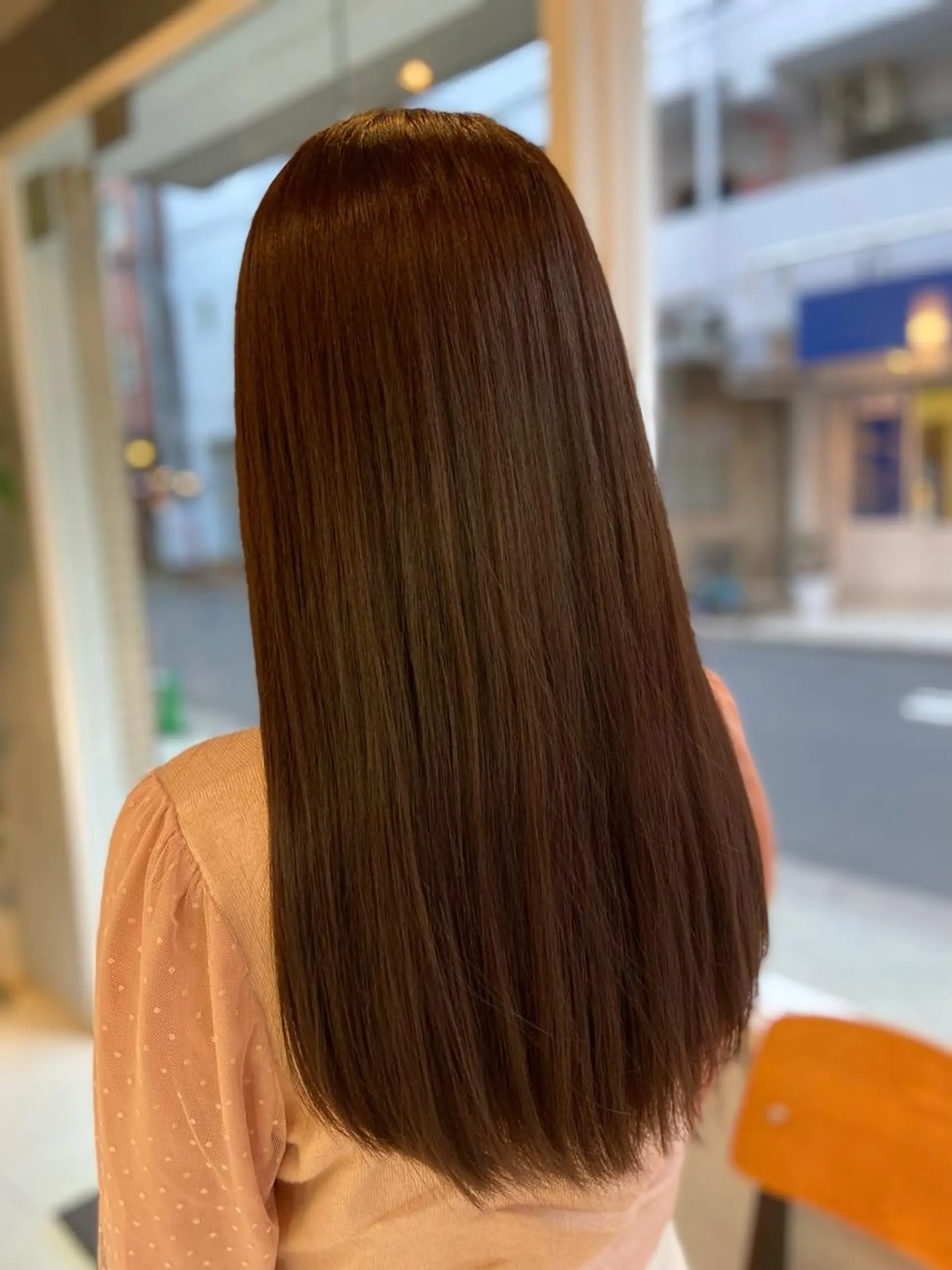 ロング カラー ベージュカラー 透明感カラー ヘアカラー トリートメント 菊地 美憂のヘアスタイル