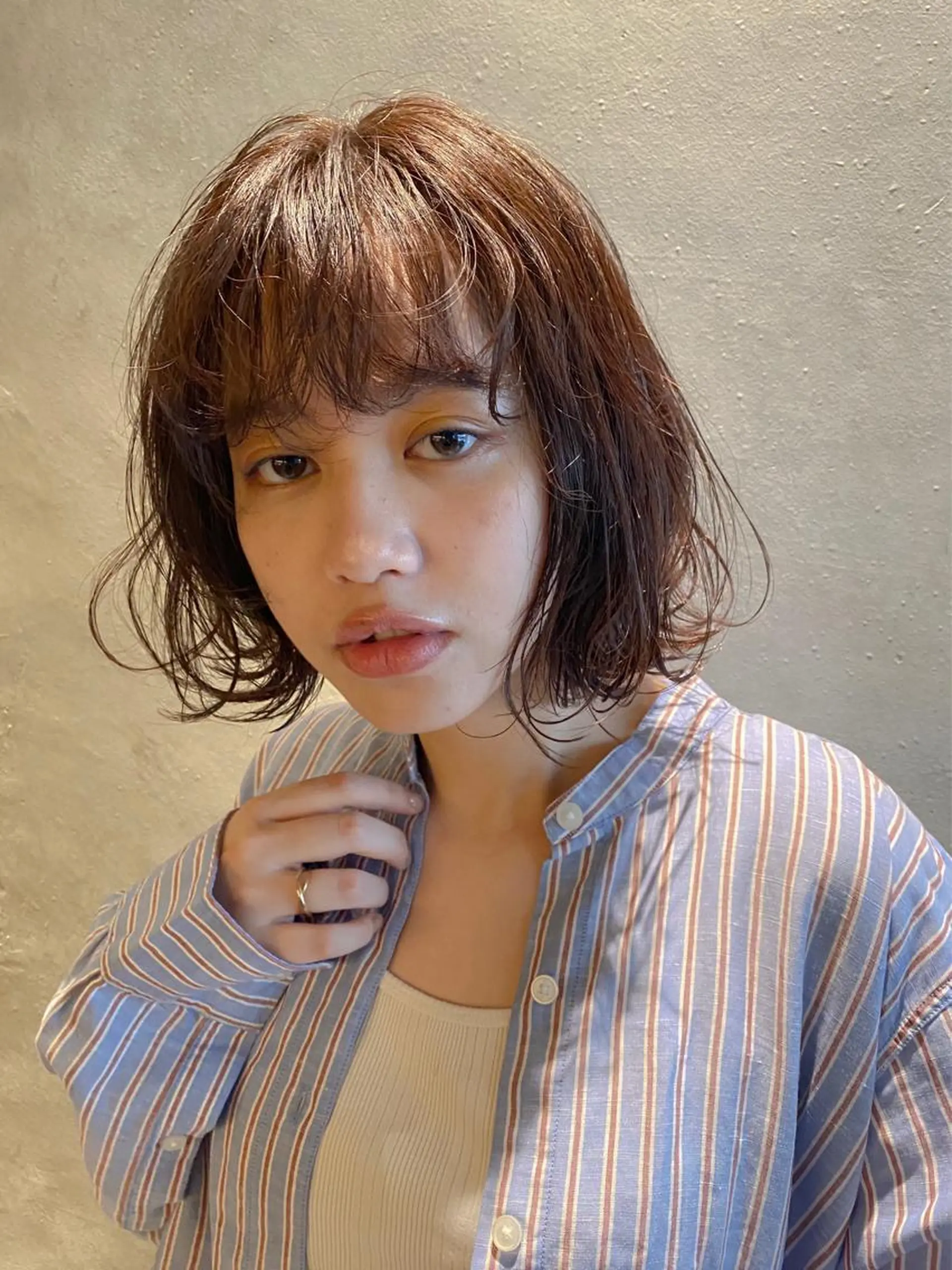 ミディアム カラー 五十嵐ゆり 美髪カラー　武蔵小杉のヘアスタイル