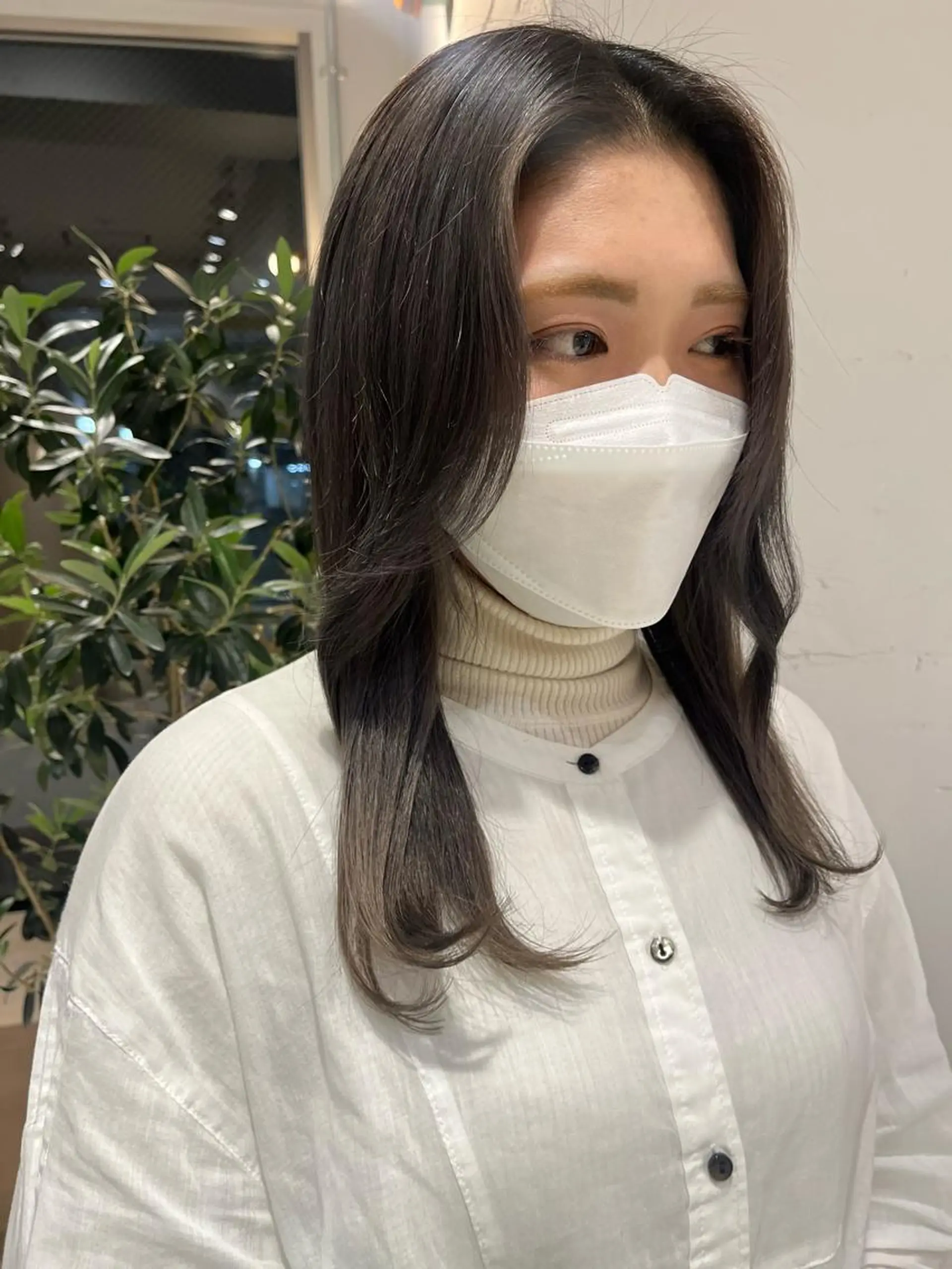 ミディアム カラー 🦖ミニボブ/ボブ /MOEKA🦕のヘアスタイル