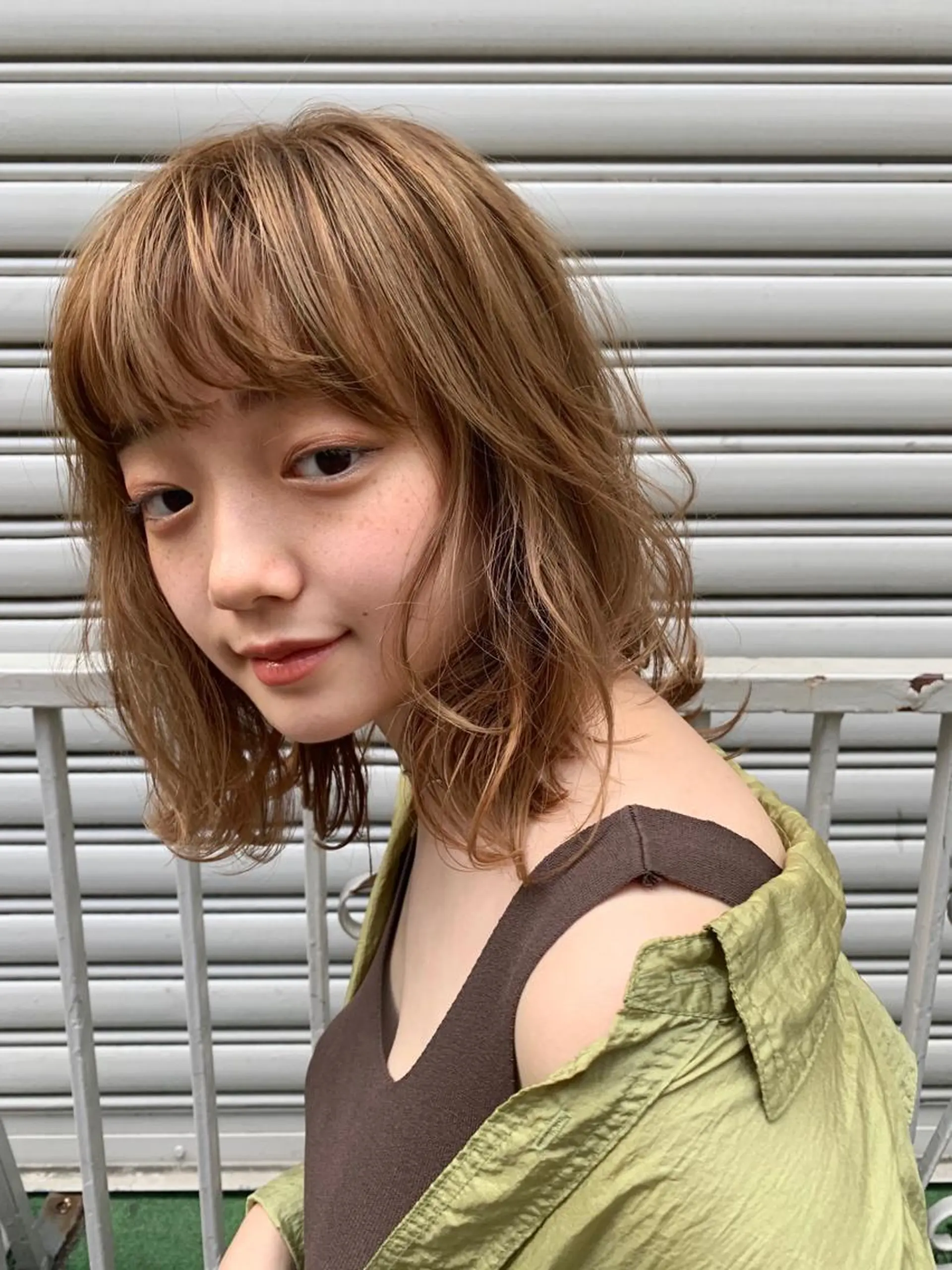 セミロング カラー ヘアアレンジ 髪質改善/縮毛/新宿 🫧SUZUKA🫧のヘアスタイル