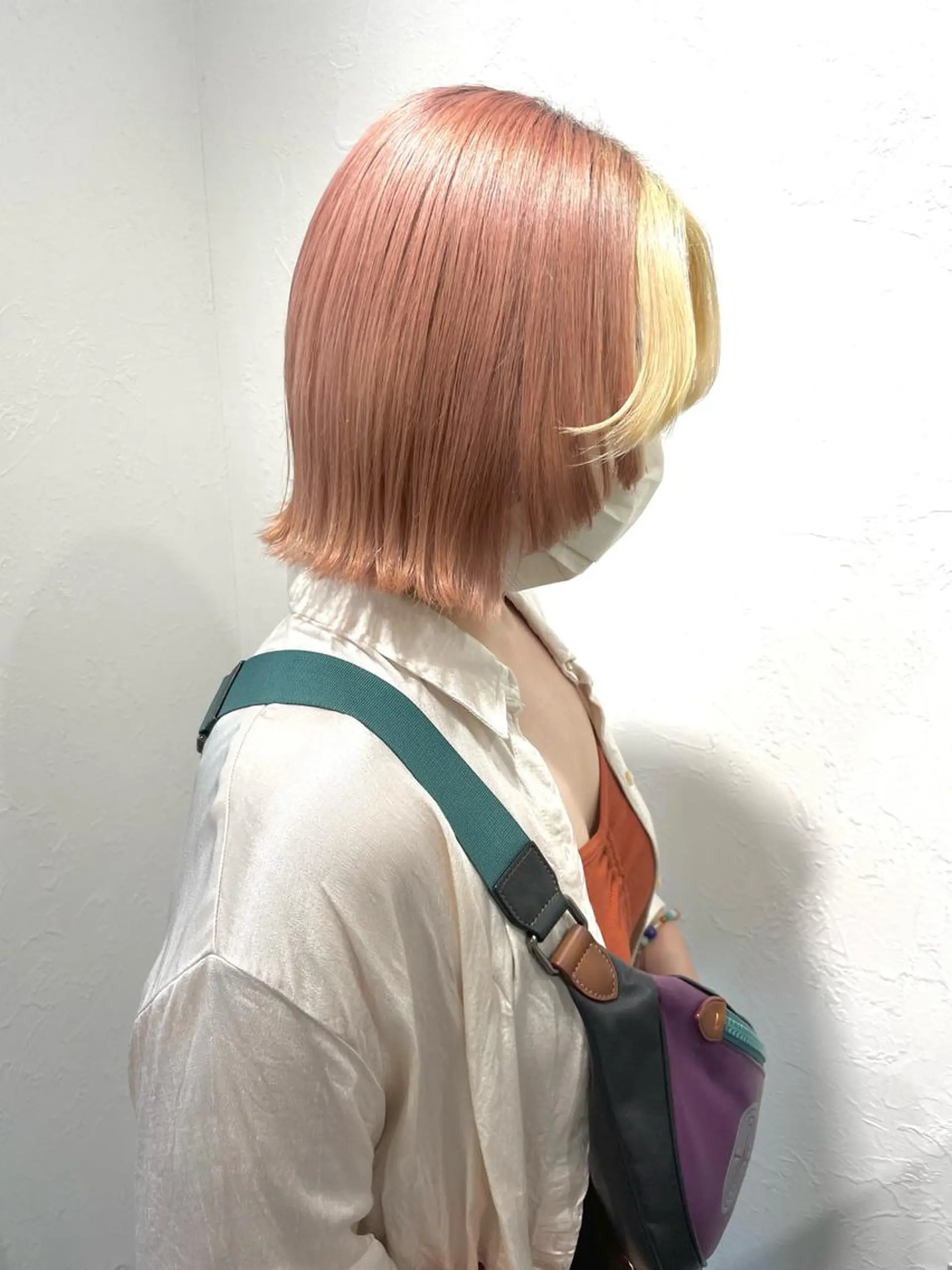 ミディアム カラー ツートーンカラー ヘアカラー 2nd所属・🤍2nd🤍田所 美希のヘアスタイル