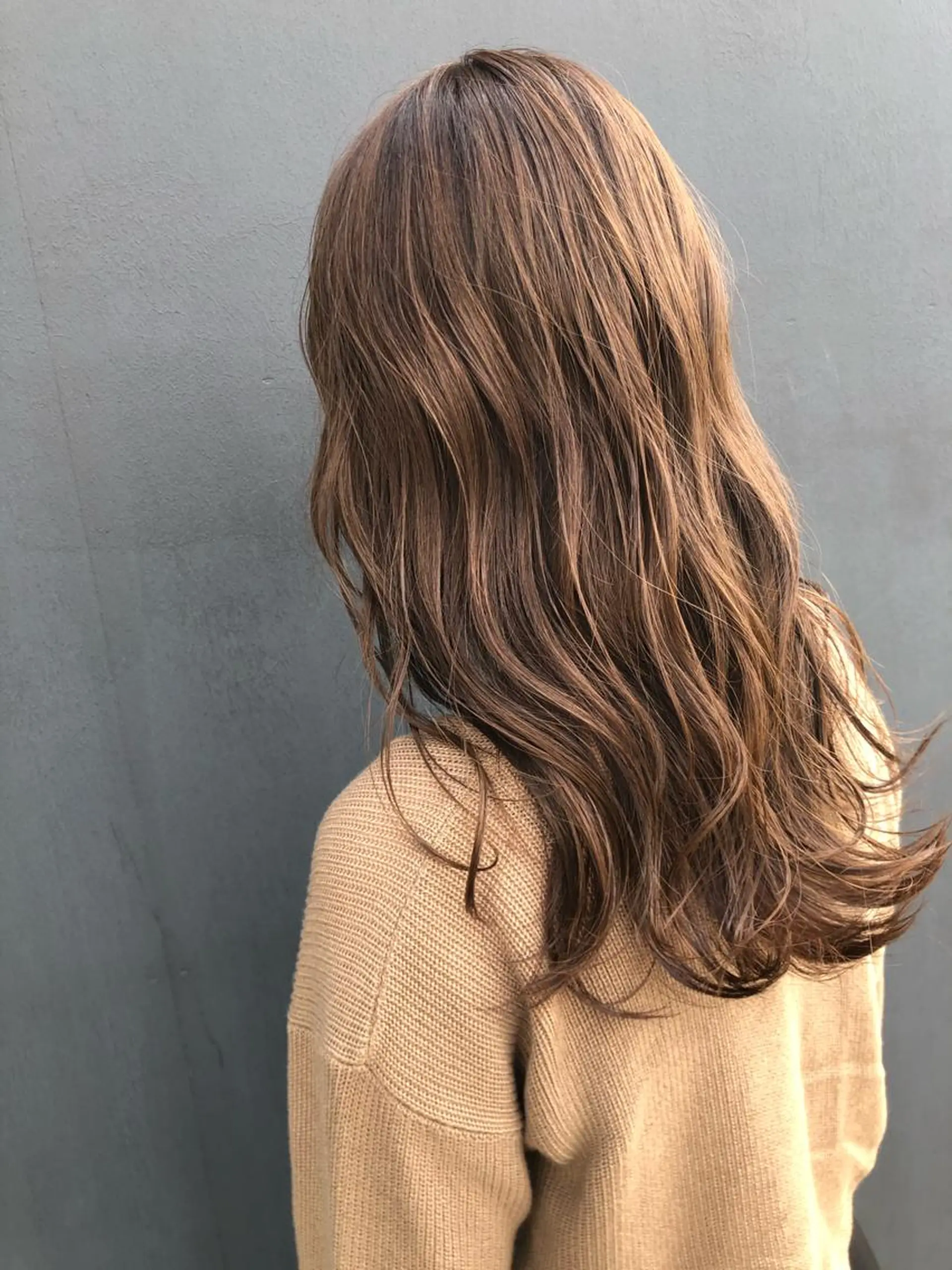 ロング カット ヘアカラー トリートメント 韓国レイヤー髪質改善 💫Tomoya💫のヘアスタイル