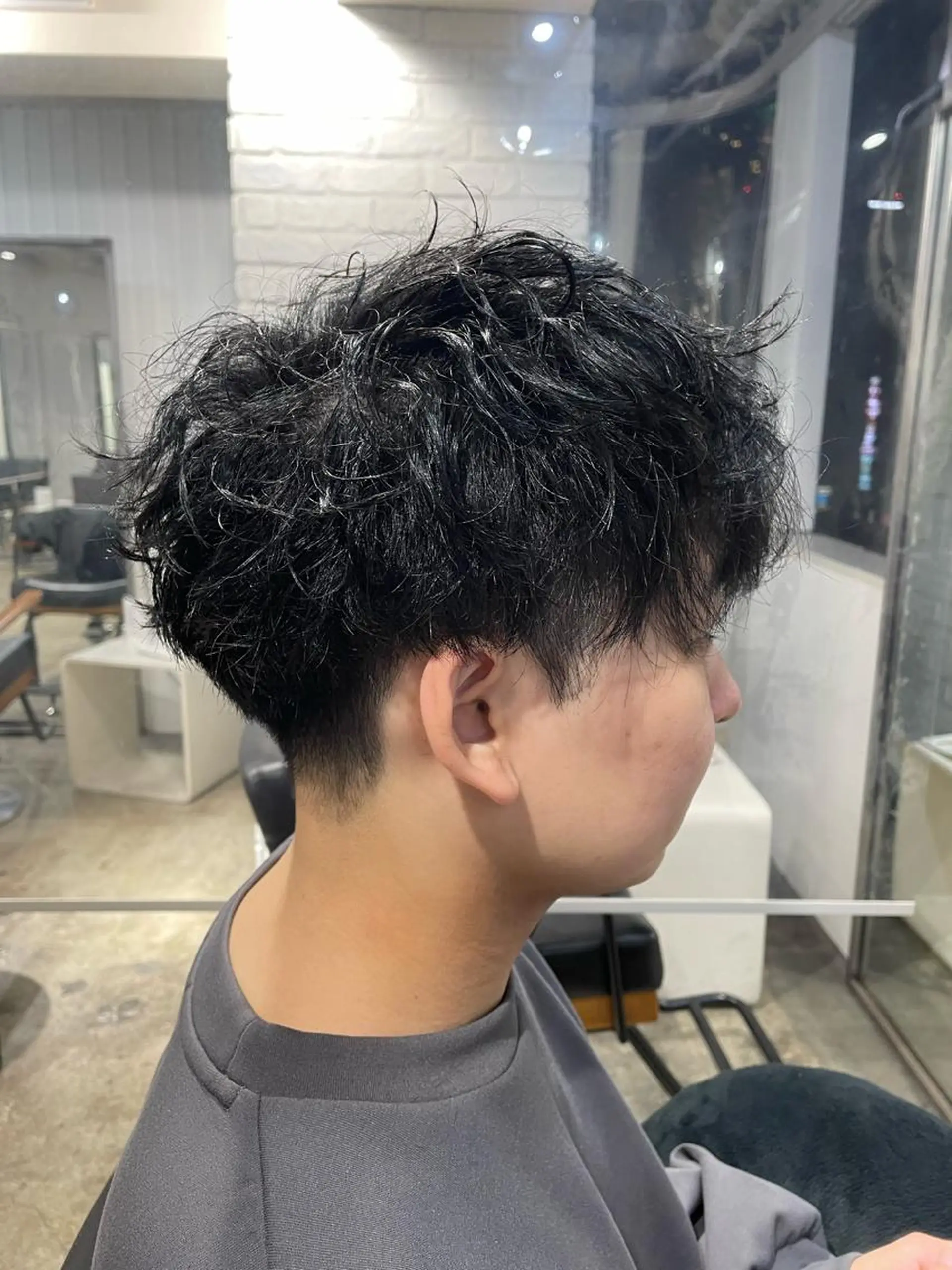 パーマ メンズ 新宿/レイヤーカット 駿河 大将🍀のヘアスタイル