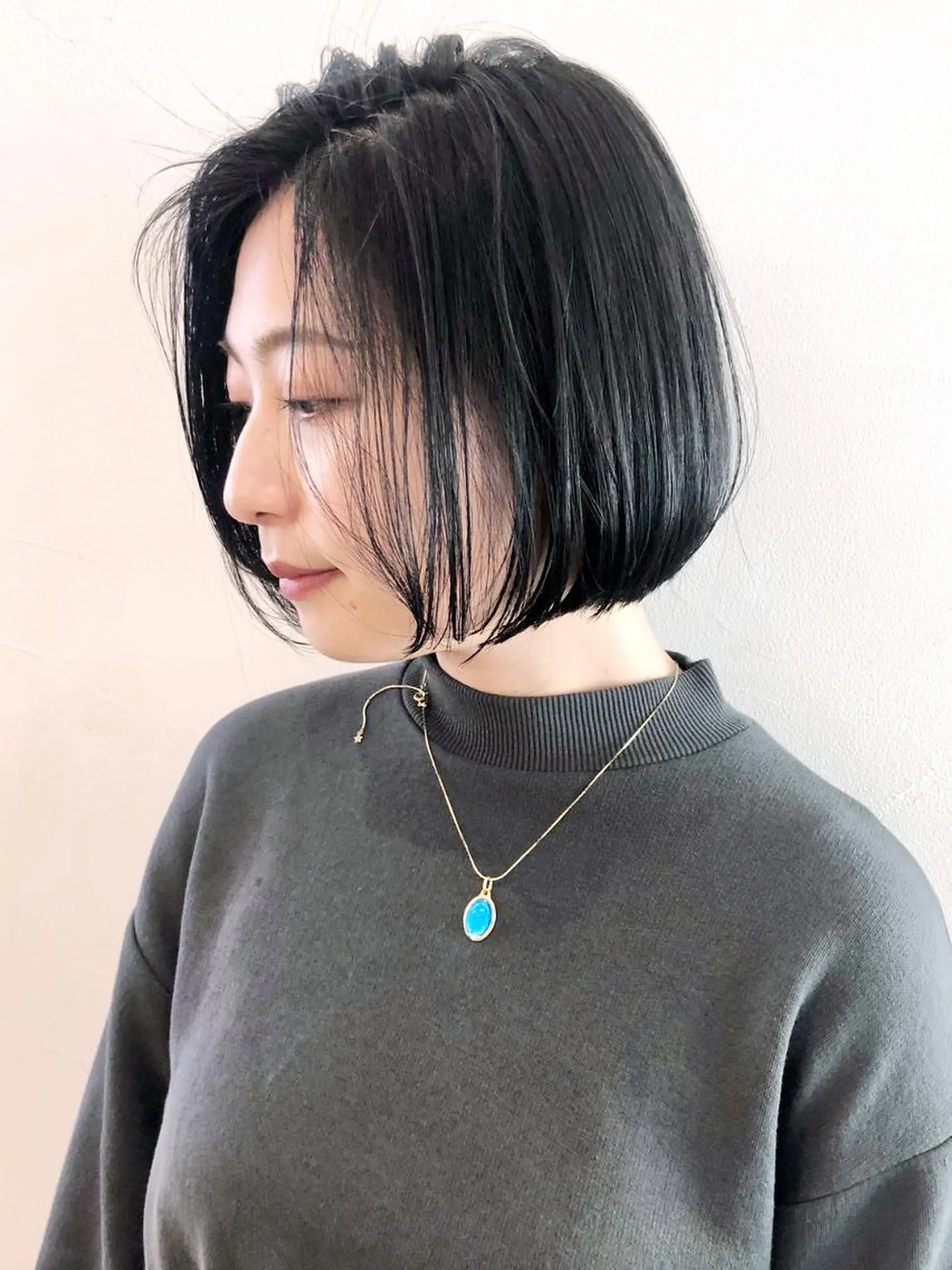 ミディアム カラー パーマ ヘアアレンジ ボブ ITbyALBUM 浦和店のヘアスタイル