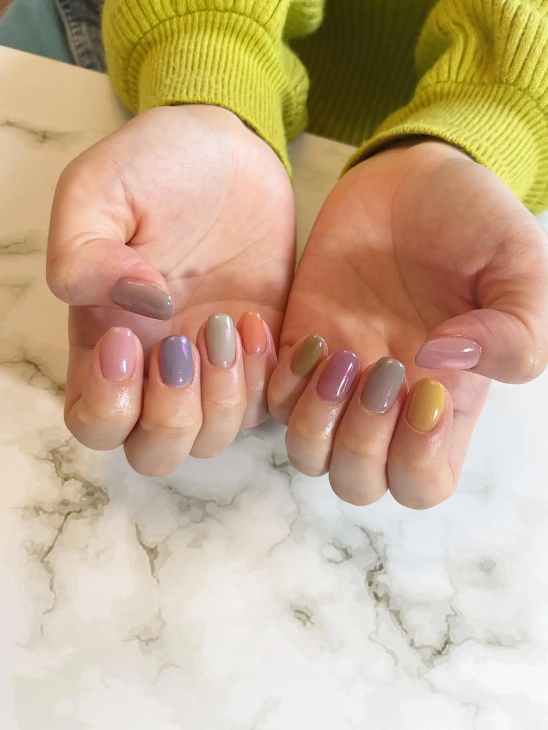 ネイル ワンカラーネイル NANA no artのネイルデザイン