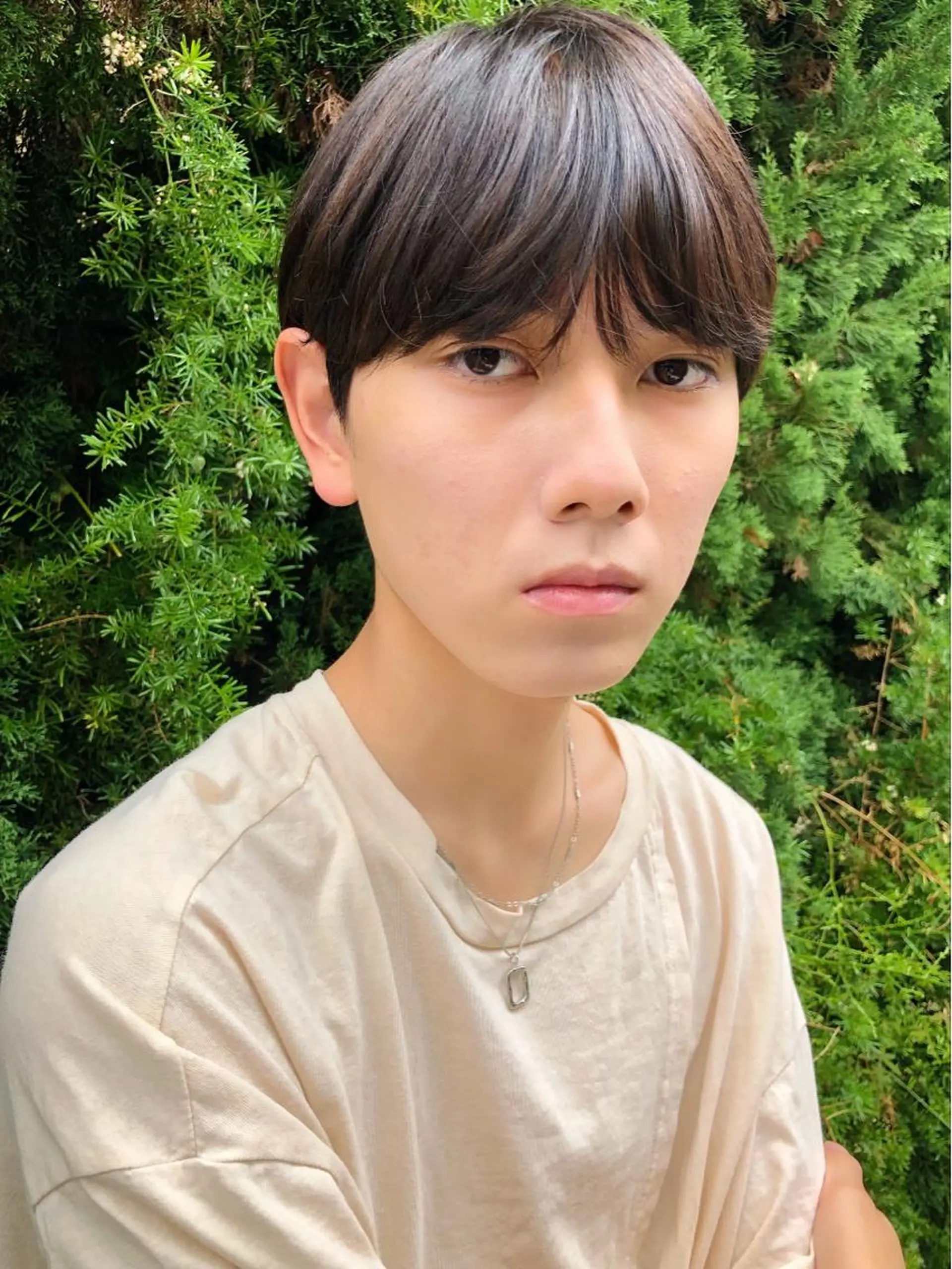 ショート メンズ🍃ナチュラル 韓国風ヘアRENのヘアスタイル