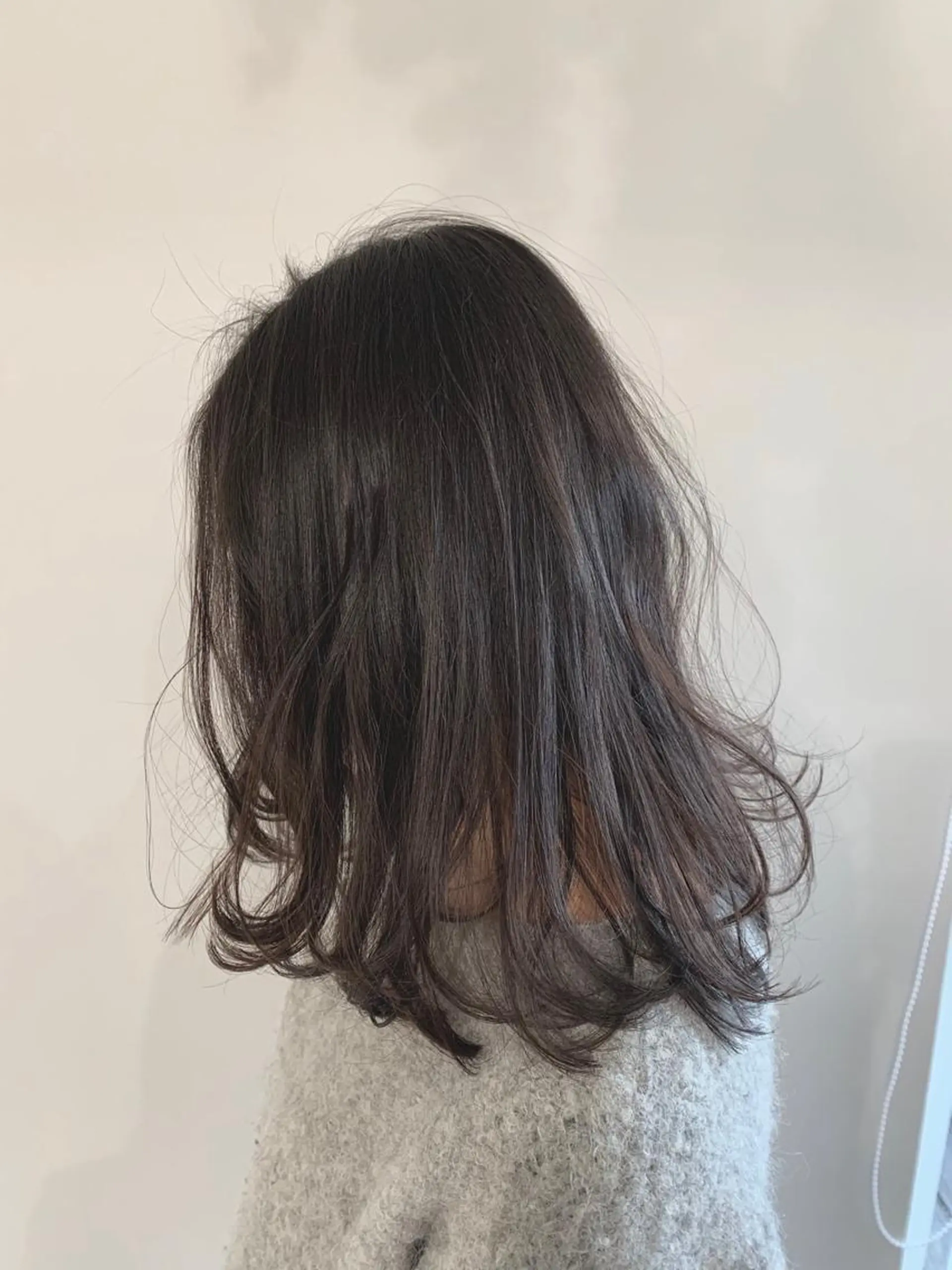 セミロング カラー パーマ ヘアアレンジ 透明感カラー カット ヘアカラー トリートメント 加藤 綾華のヘアスタイル