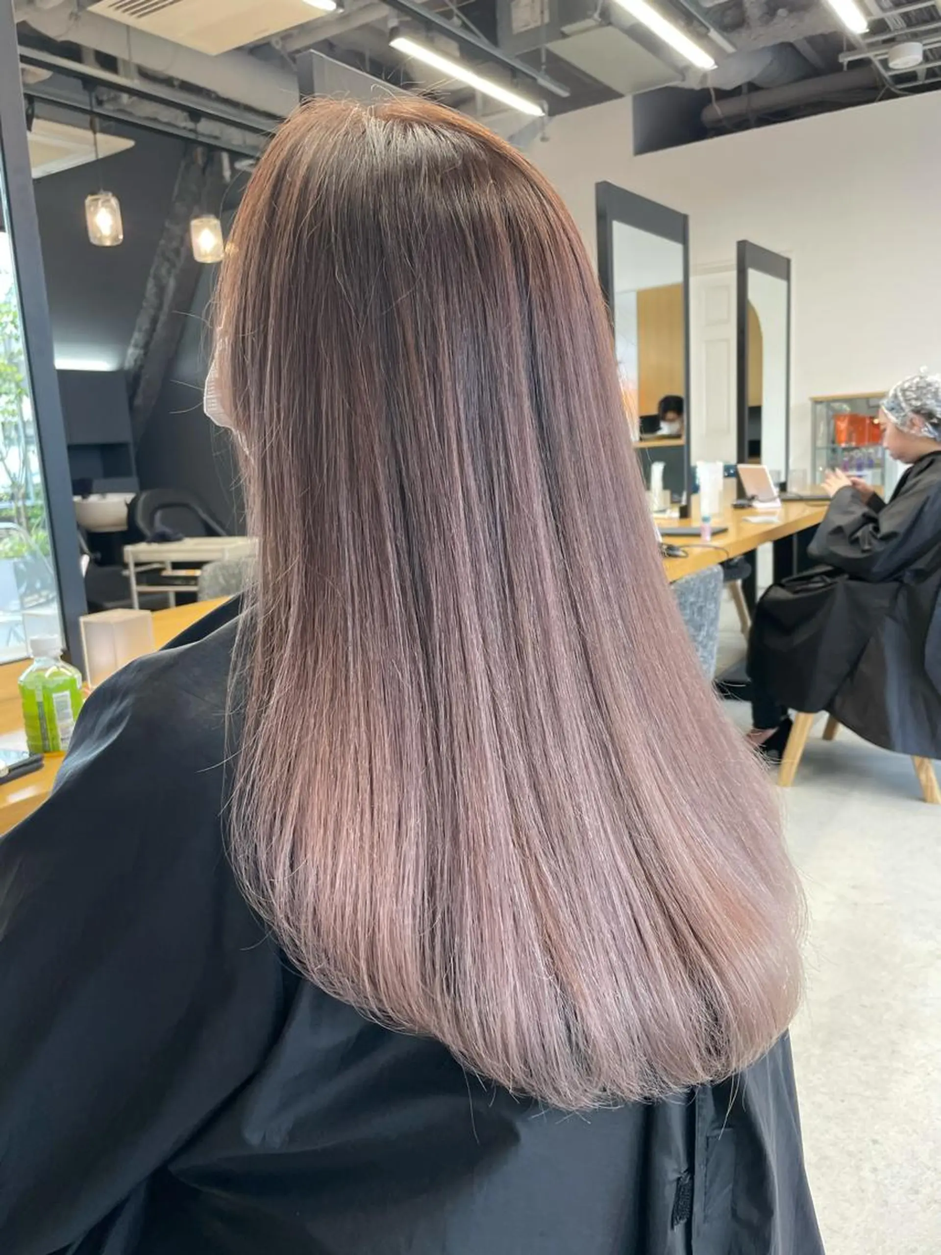 ロング カラー バレイヤージュ レイヤーカット クドウレイ fifth渋谷のヘアスタイル