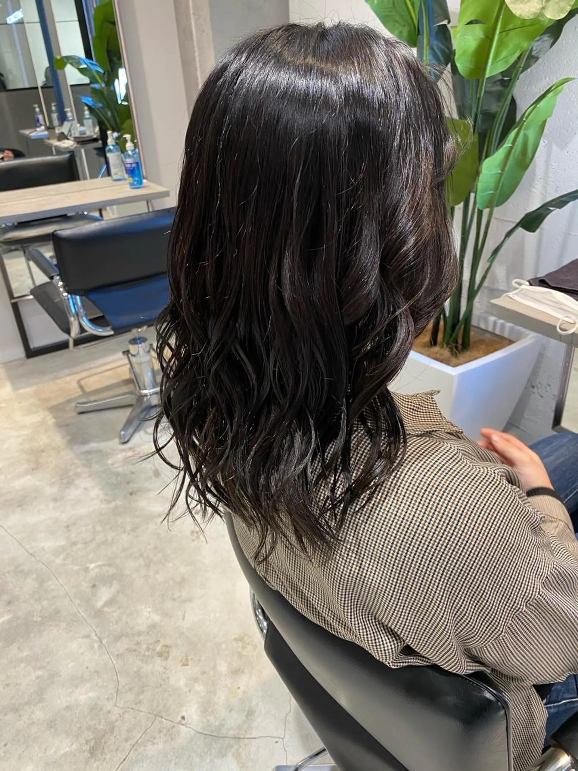 セミロング カラー 髪質改善/縮毛矯正 レイヤー/松川匠のヘアスタイル