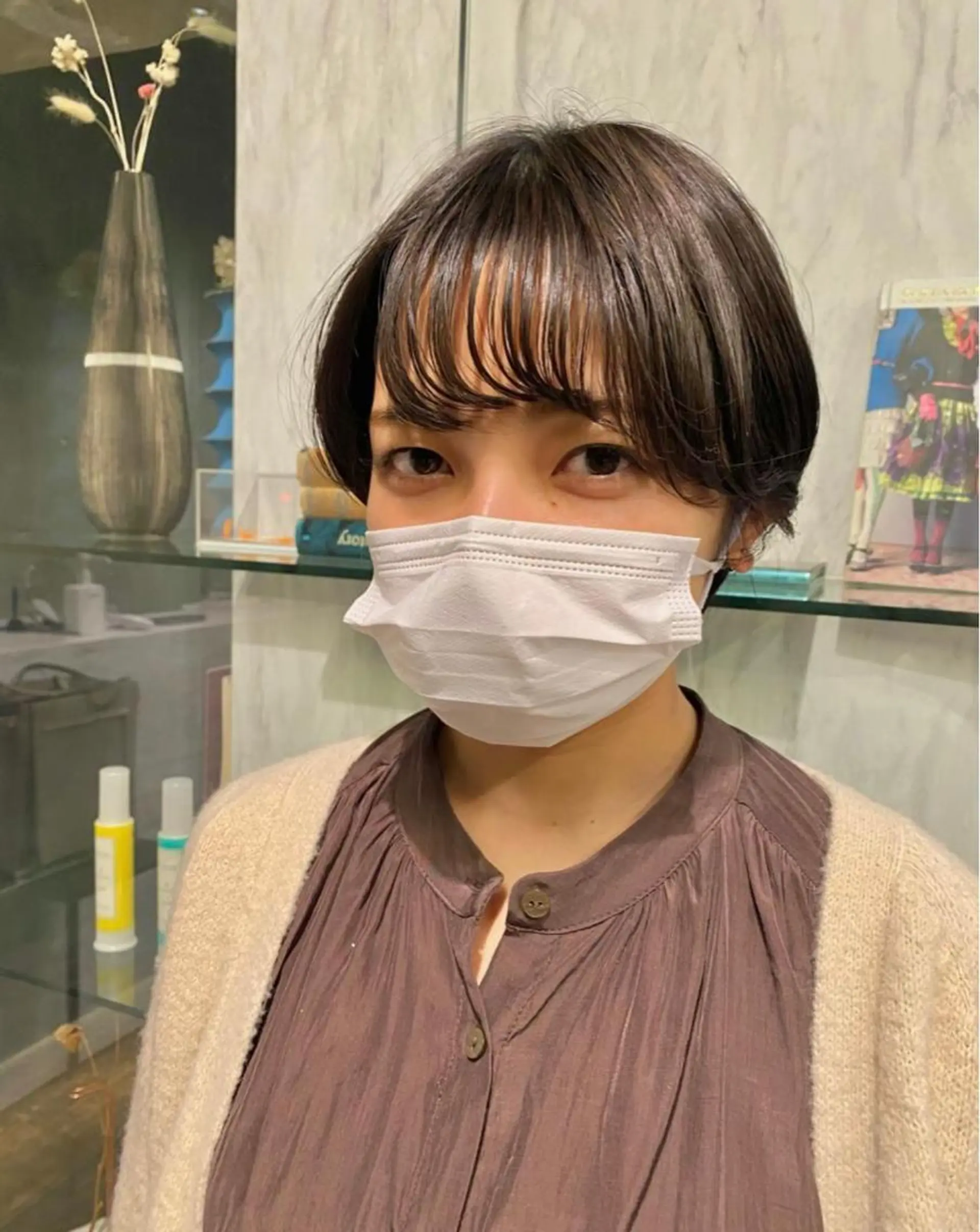 ショート パーマ ショートヘア ROBBY所属・松井美樹/似合わせ ガーリー・韓国のヘアスタイル