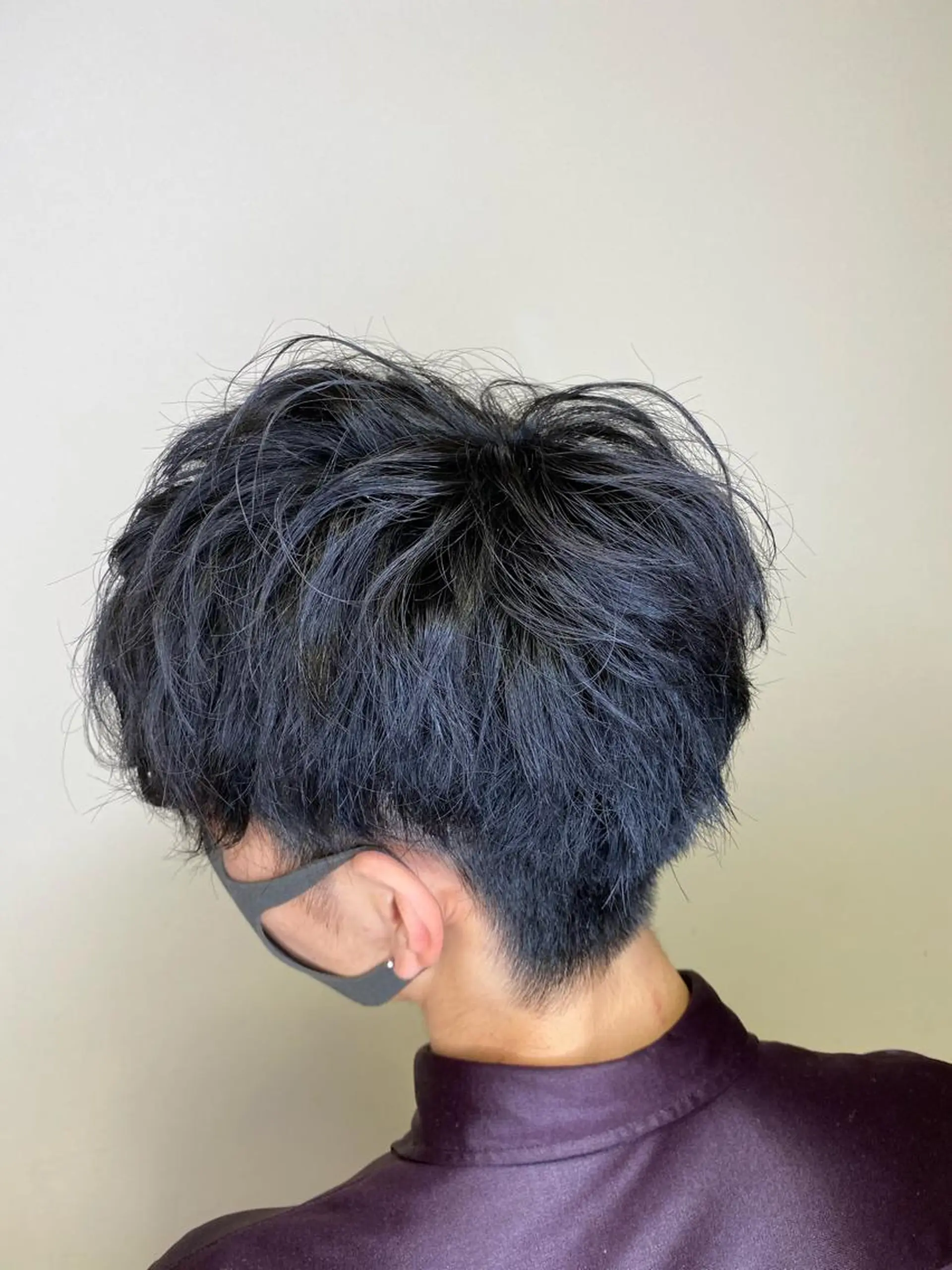 ミディアム 柳澤 和也のヘアスタイル