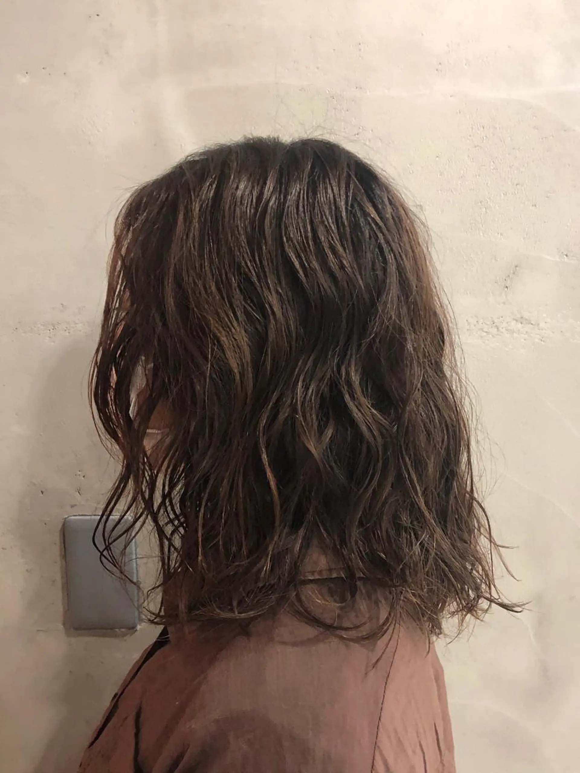 ミディアム カラー パーマ 吉田一輝 外国人パーマのヘアスタイル